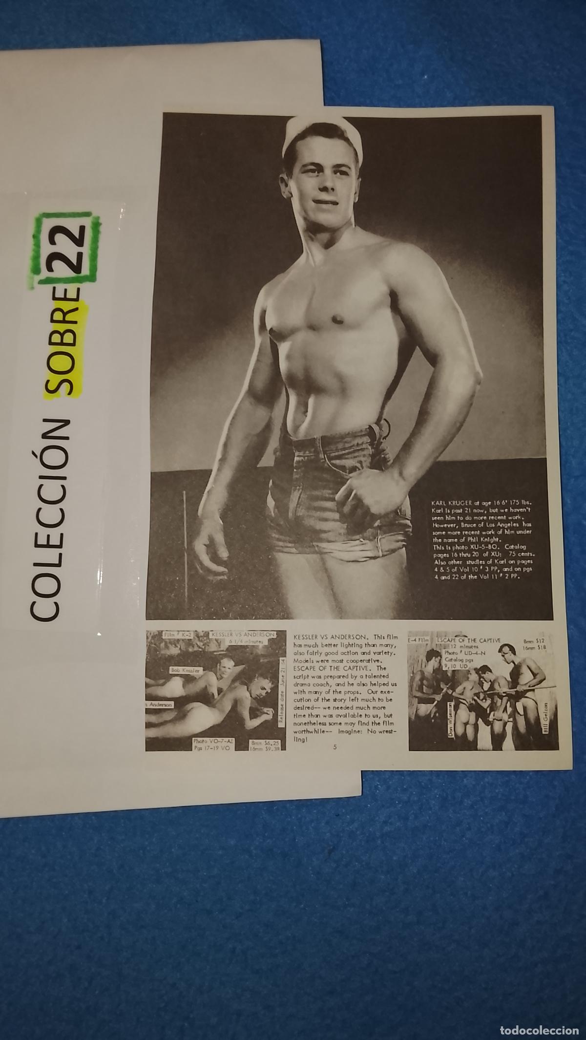 Otros Art&iacute;culos de Coleccionismo en Papel: hoja tematica gay artistica fotografica o comic hombre erotico desnudos culturismo homo sexo EROTICA