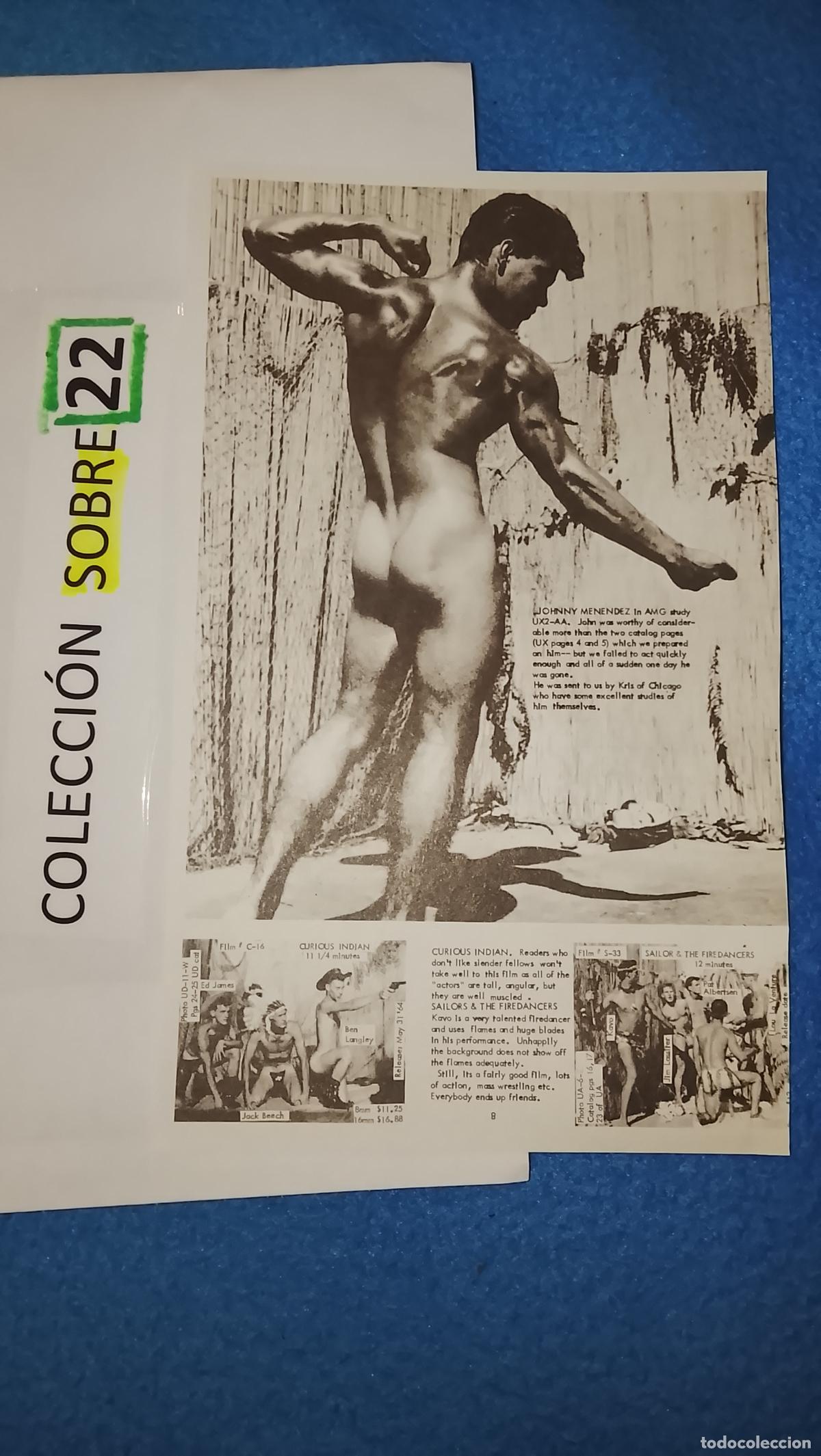 Sammelleidenschaft Andere Papierartikel: hoja tematica gay artistica fotografica o comic hombre erotico desnudos culturismo homo sexo EROTICA