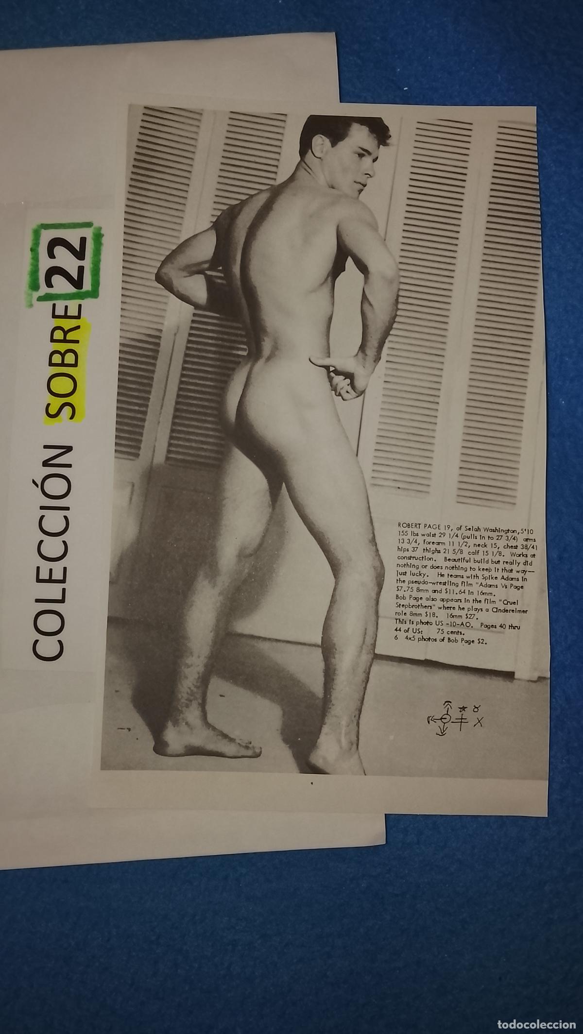 Sammelleidenschaft Andere Papierartikel: hoja tematica gay artistica fotografica o comic hombre erotico desnudos culturismo homo sexo EROTICA