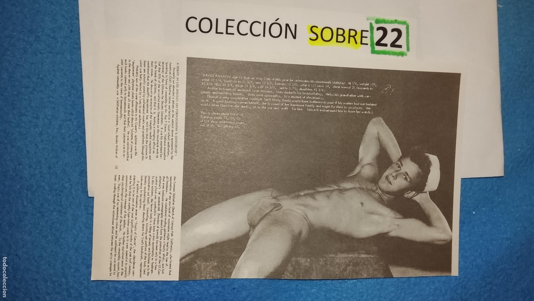 Sammelleidenschaft Andere Papierartikel: hoja tematica gay artistica fotografica o comic hombre erotico desnudos culturismo homo sexo EROTICA