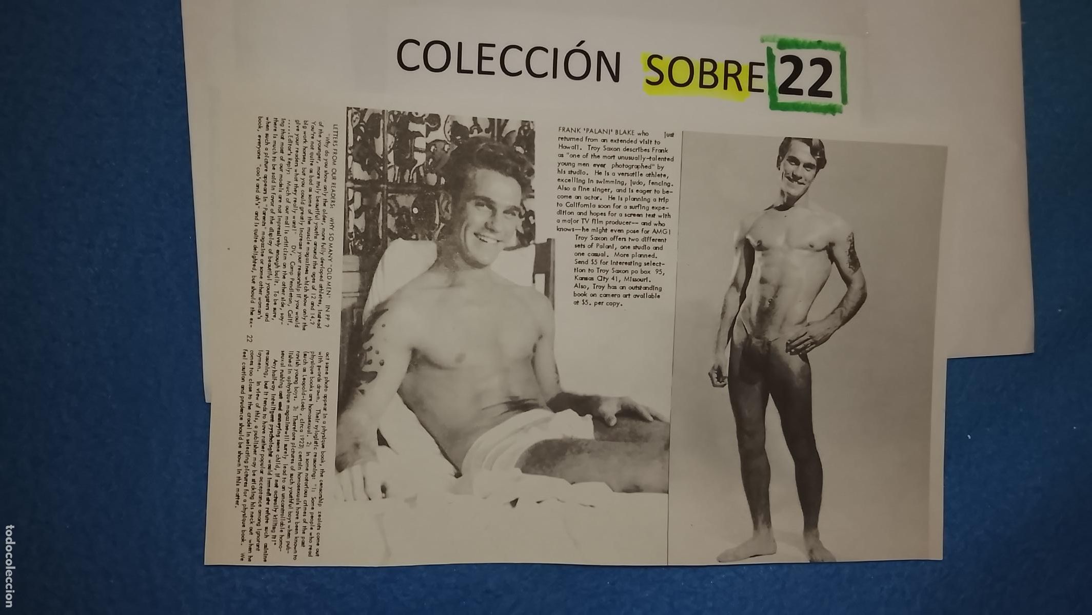 Sammelleidenschaft Andere Papierartikel: hoja tematica gay artistica fotografica o comic hombre erotico desnudos culturismo homo sexo EROTICA