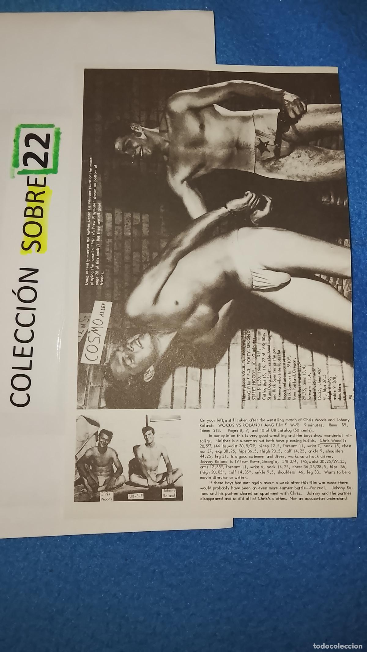 Otros Art&iacute;culos de Coleccionismo en Papel: hoja tematica gay artistica fotografica o comic hombre erotico desnudos culturismo homo sexo EROTICA