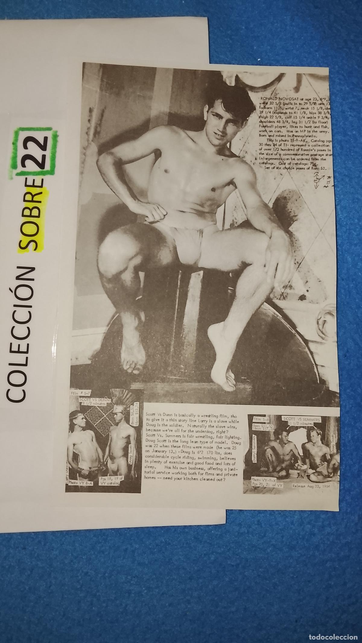 Otros Art&iacute;culos de Coleccionismo en Papel: hoja tematica gay artistica fotografica o comic hombre erotico desnudos culturismo homo sexo EROTICA