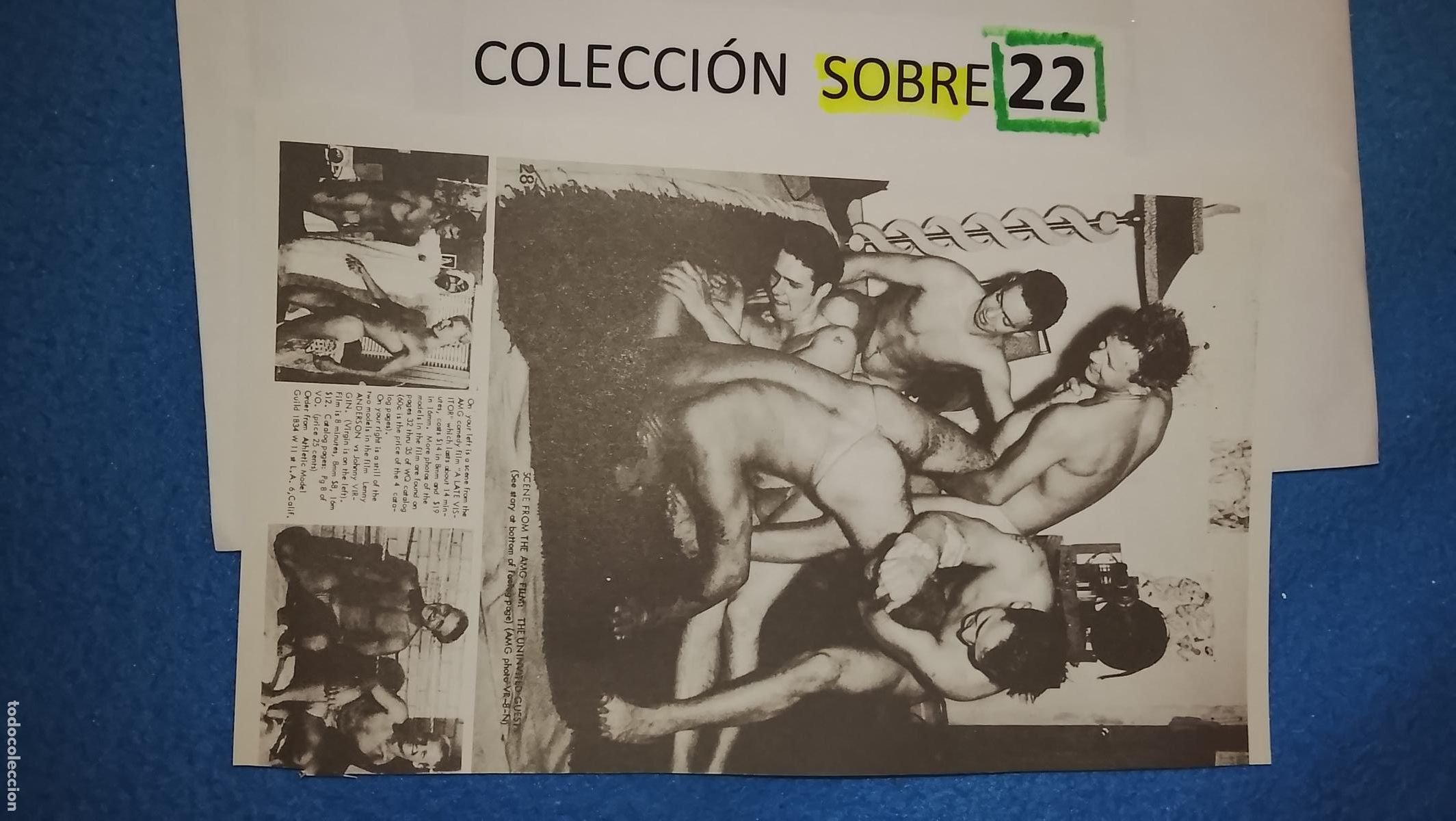Otros Art&iacute;culos de Coleccionismo en Papel: hoja tematica gay artistica fotografica o comic hombre erotico desnudos culturismo homo sexo EROTICA