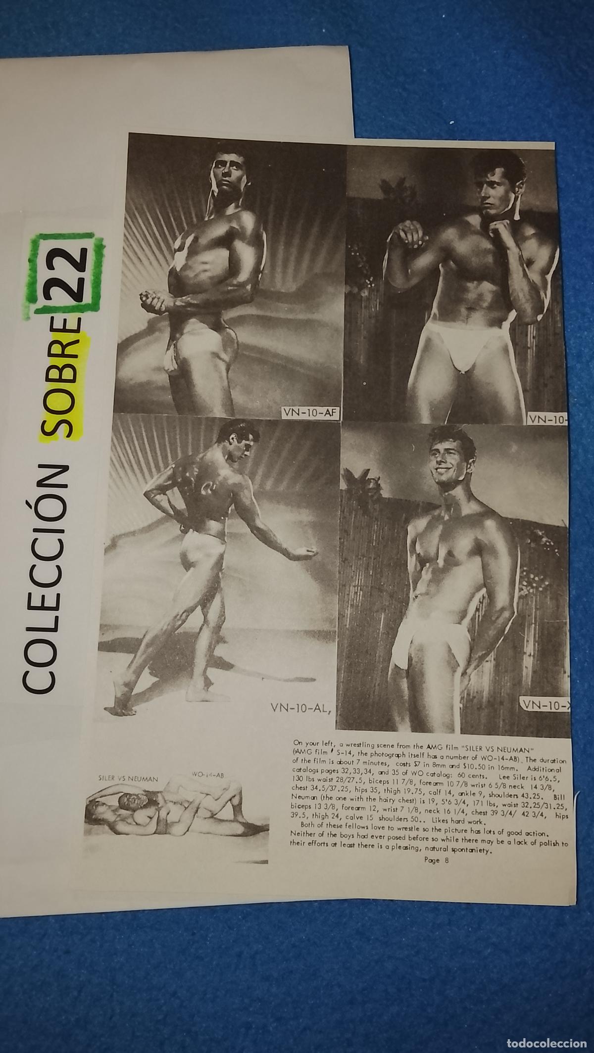 Otros Art&iacute;culos de Coleccionismo en Papel: hoja tematica gay artistica fotografica o comic hombre erotico desnudos culturismo homo sexo EROTICA