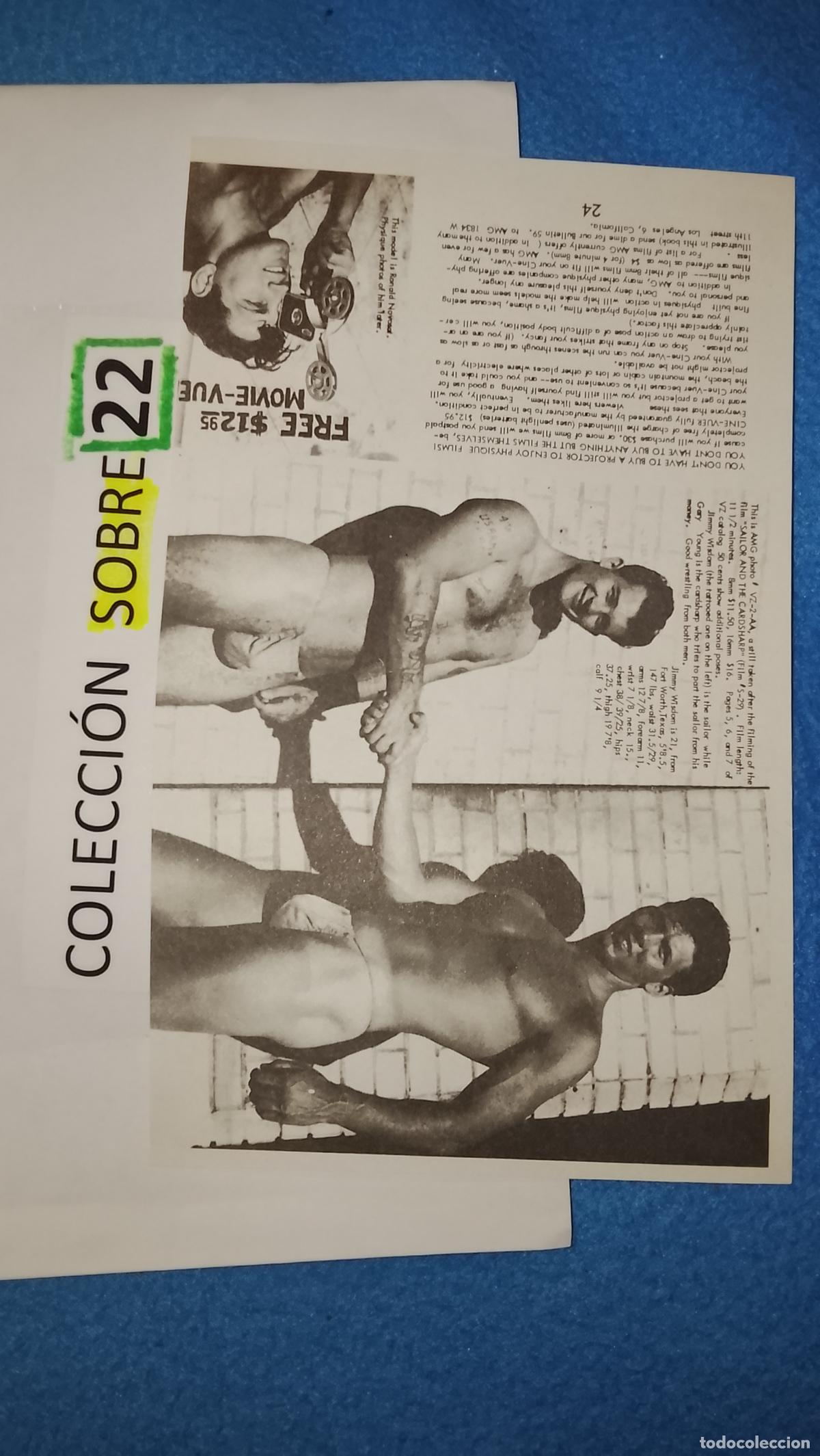 Otros Art&iacute;culos de Coleccionismo en Papel: hoja tematica gay artistica fotografica o comic hombre erotico desnudos culturismo homo sexo EROTICA