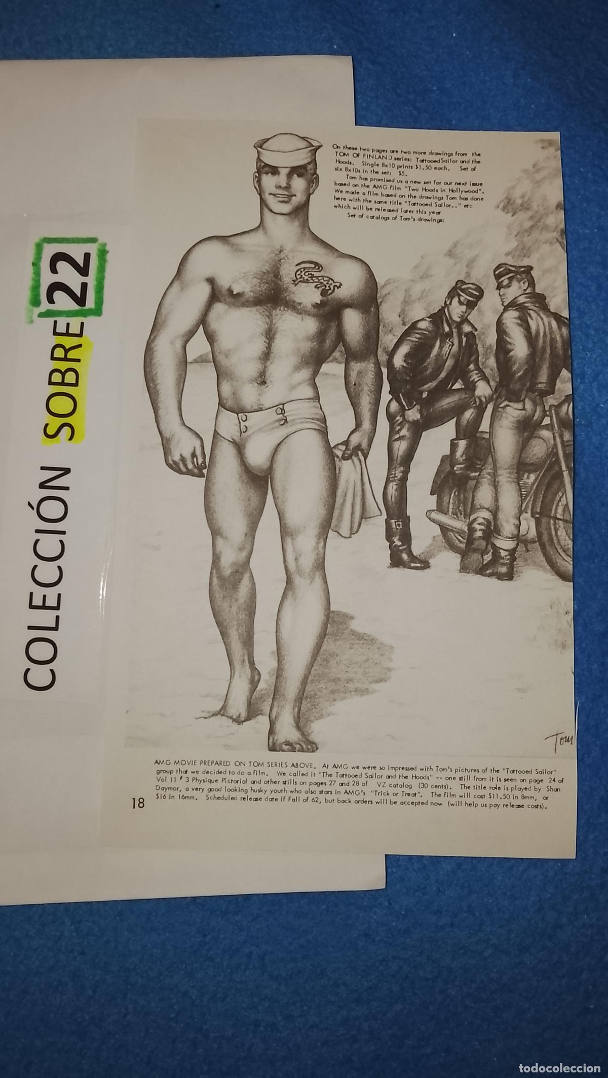 Otros Art&iacute;culos de Coleccionismo en Papel: hoja tematica gay artistica fotografica o comic hombre erotico desnudos culturismo homo sexo EROTICA