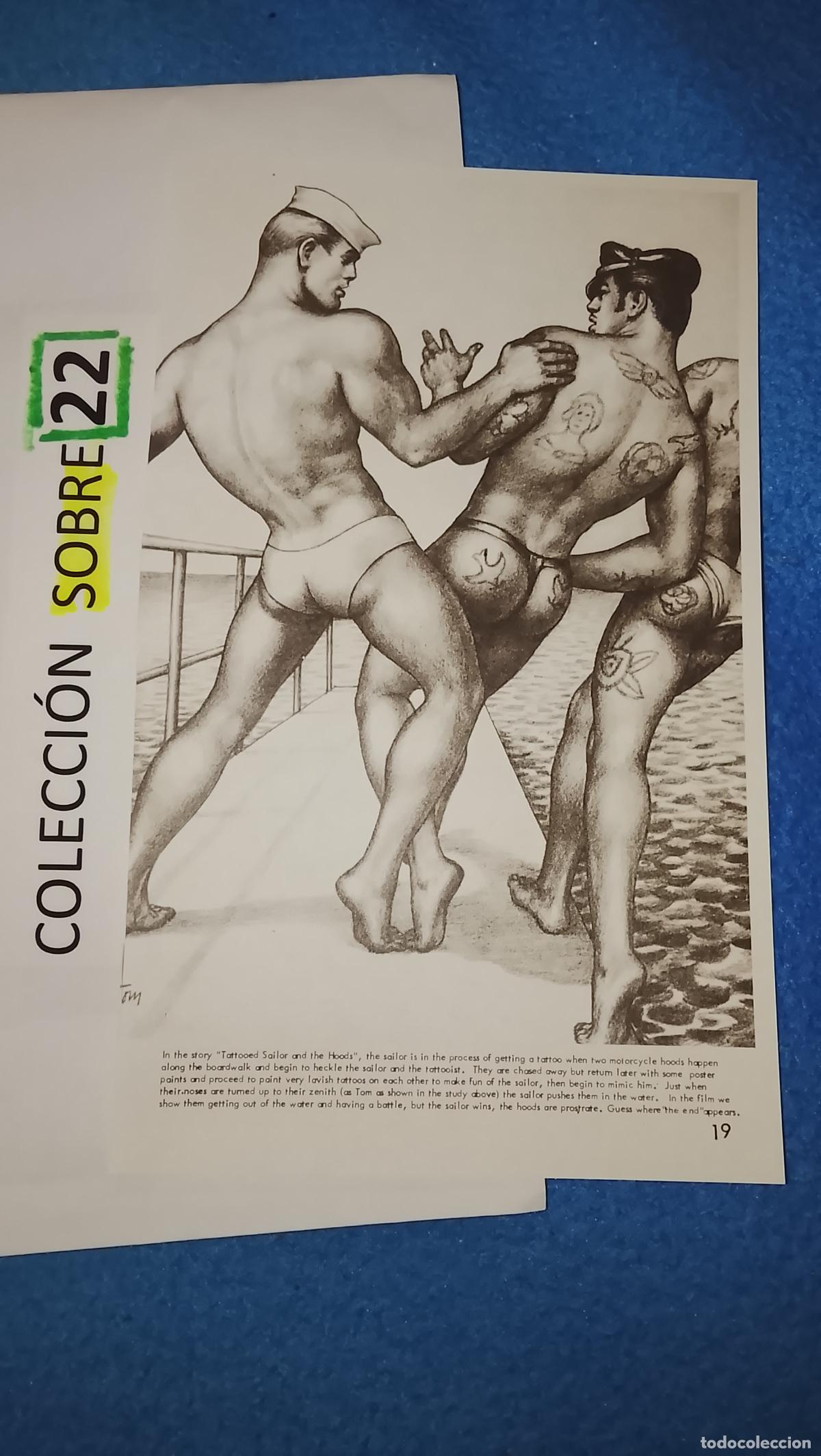 Otros Art&iacute;culos de Coleccionismo en Papel: hoja tematica gay artistica fotografica o comic hombre erotico desnudos culturismo homo sexo EROTICA