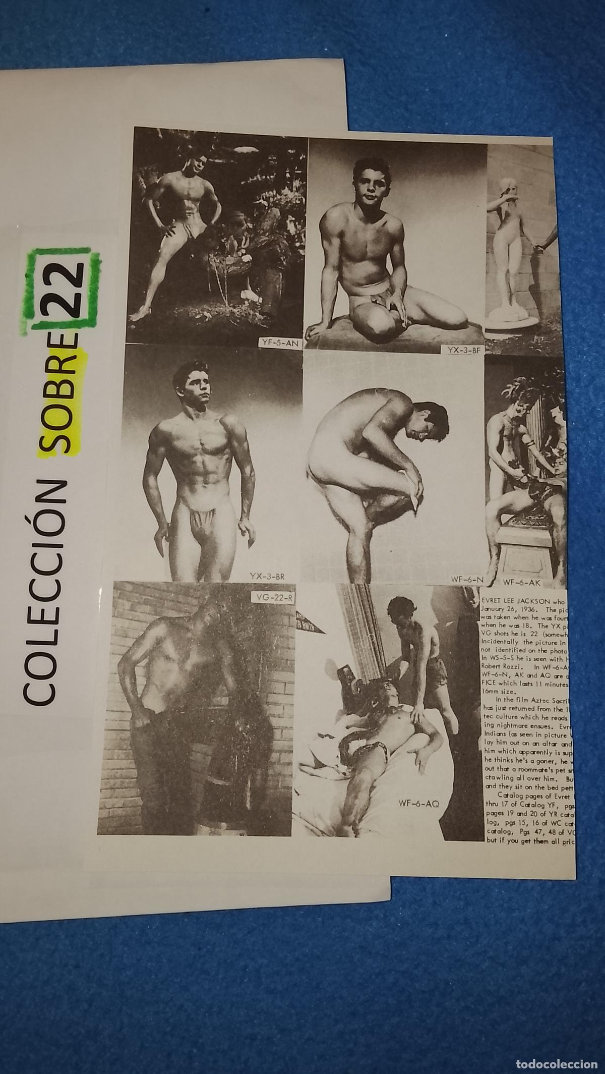 Otros Art&iacute;culos de Coleccionismo en Papel: hoja tematica gay artistica fotografica o comic hombre erotico desnudos culturismo homo sexo EROTICA