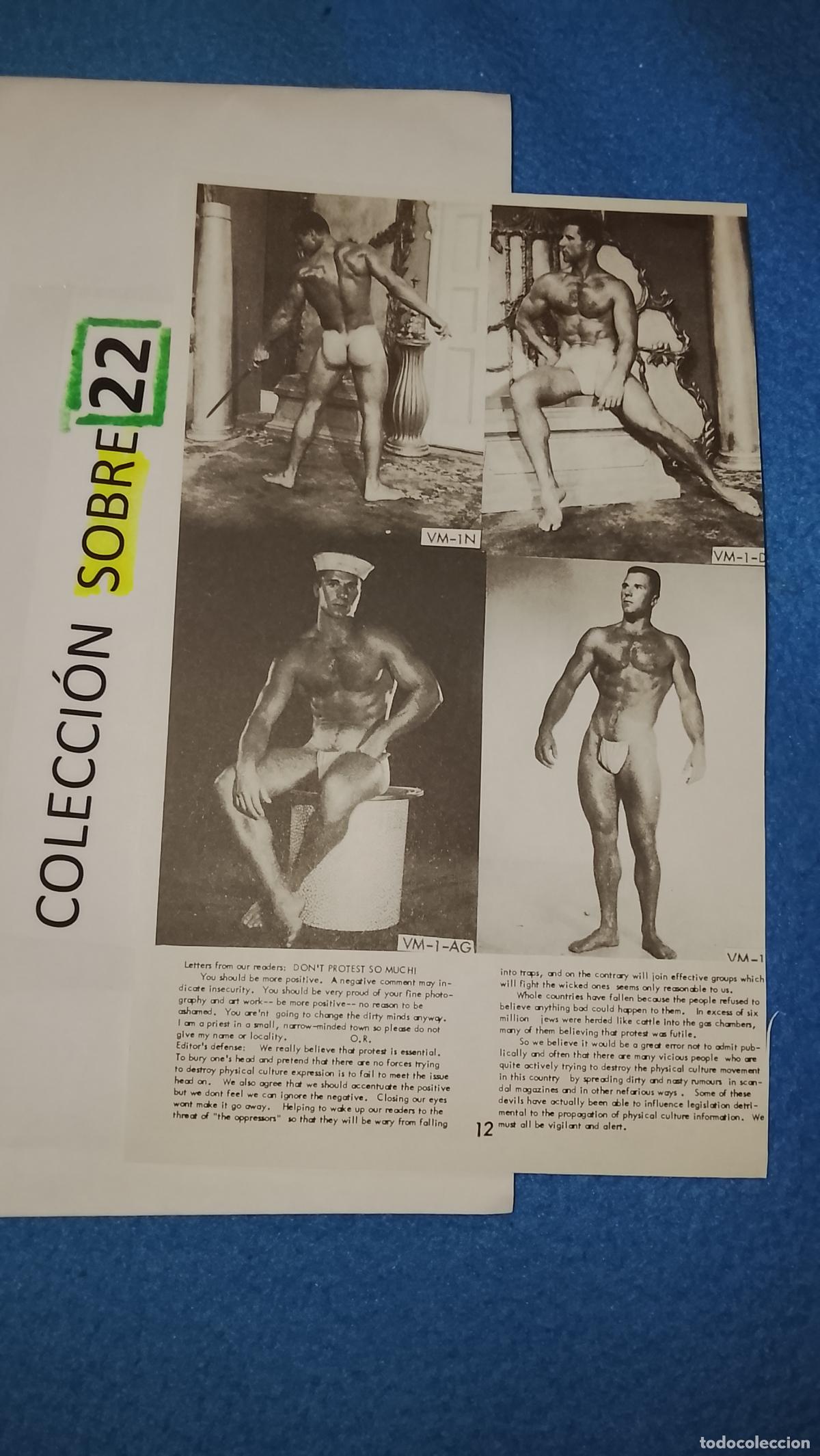 Otros Art&iacute;culos de Coleccionismo en Papel: hoja tematica gay artistica fotografica o comic hombre erotico desnudos culturismo homo sexo EROTICA