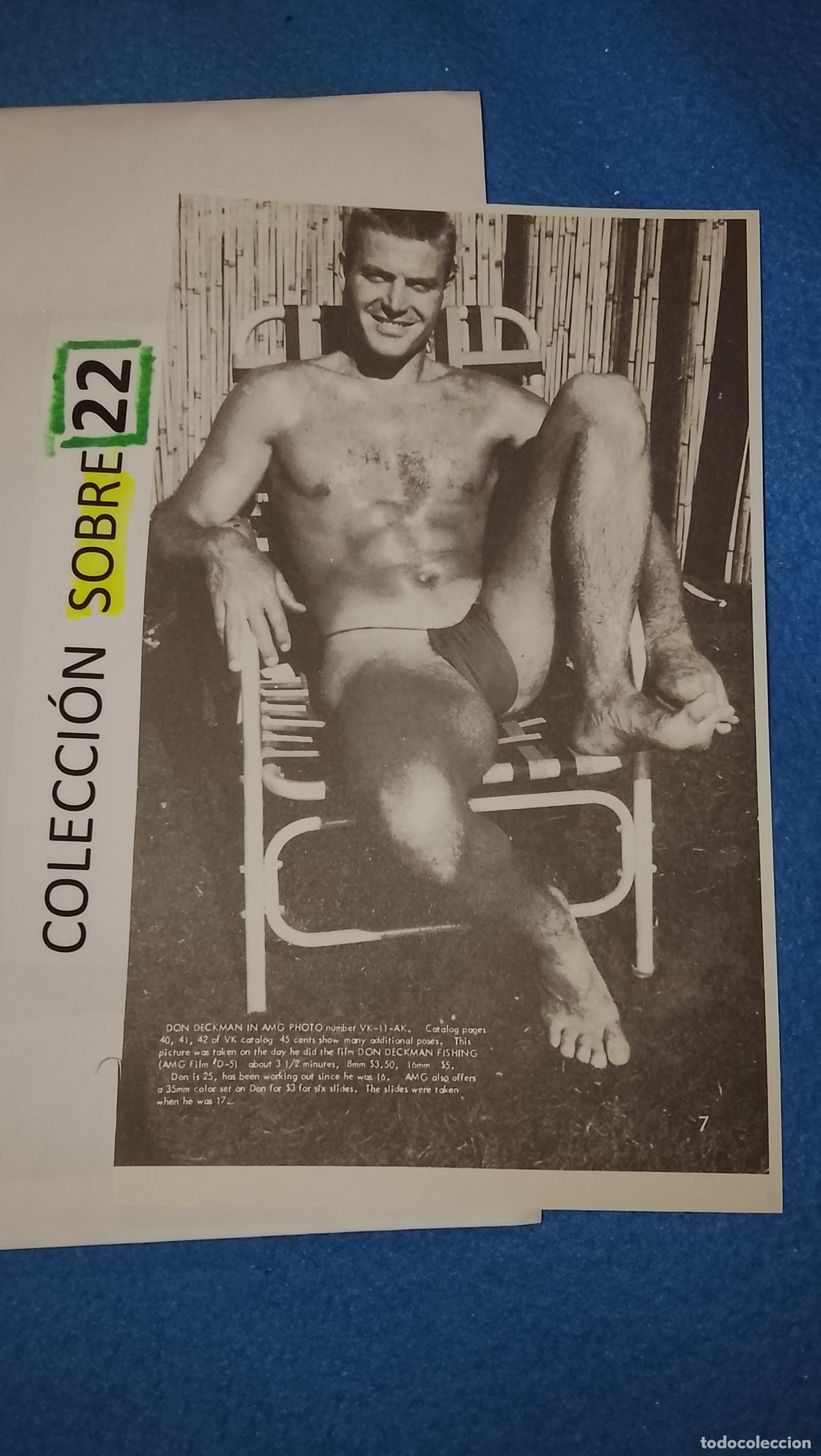 Otros Art&iacute;culos de Coleccionismo en Papel: hoja tematica gay artistica fotografica o comic hombre erotico desnudos culturismo homo sexo EROTICA