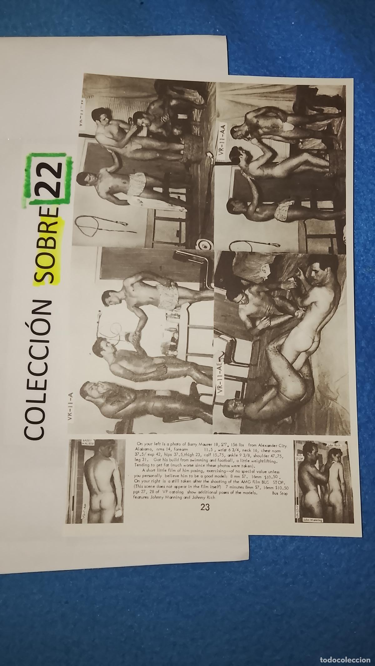 Otros Art&iacute;culos de Coleccionismo en Papel: hoja tematica gay artistica fotografica o comic hombre erotico desnudos culturismo homo sexo EROTICA