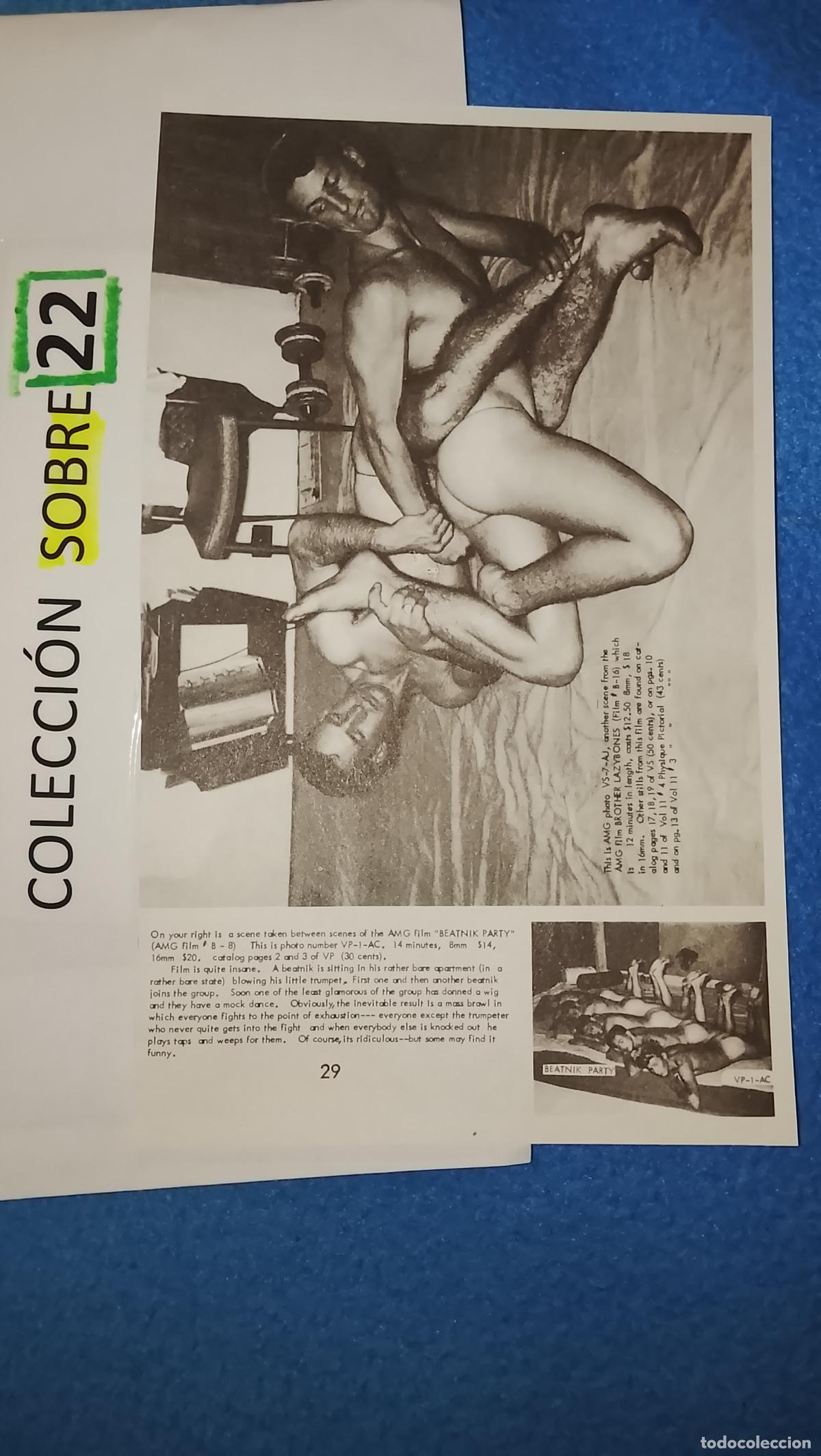 Otros Art&iacute;culos de Coleccionismo en Papel: hoja tematica gay artistica fotografica o comic hombre erotico desnudos culturismo homo sexo EROTICA