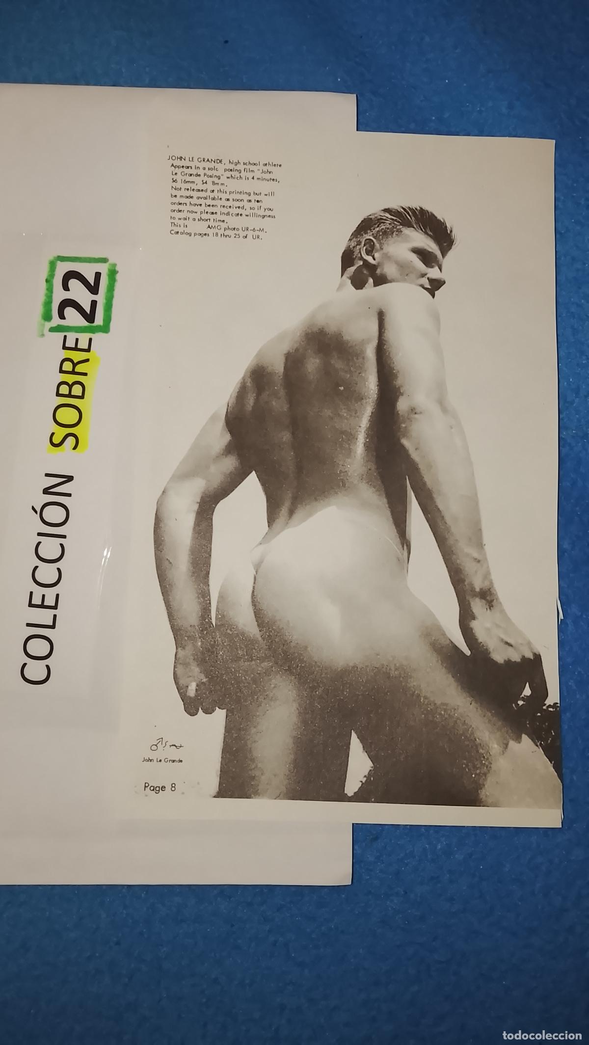 Otros Art&iacute;culos de Coleccionismo en Papel: hoja tematica gay artistica fotografica o comic hombre erotico desnudos culturismo homo sexo EROTICA