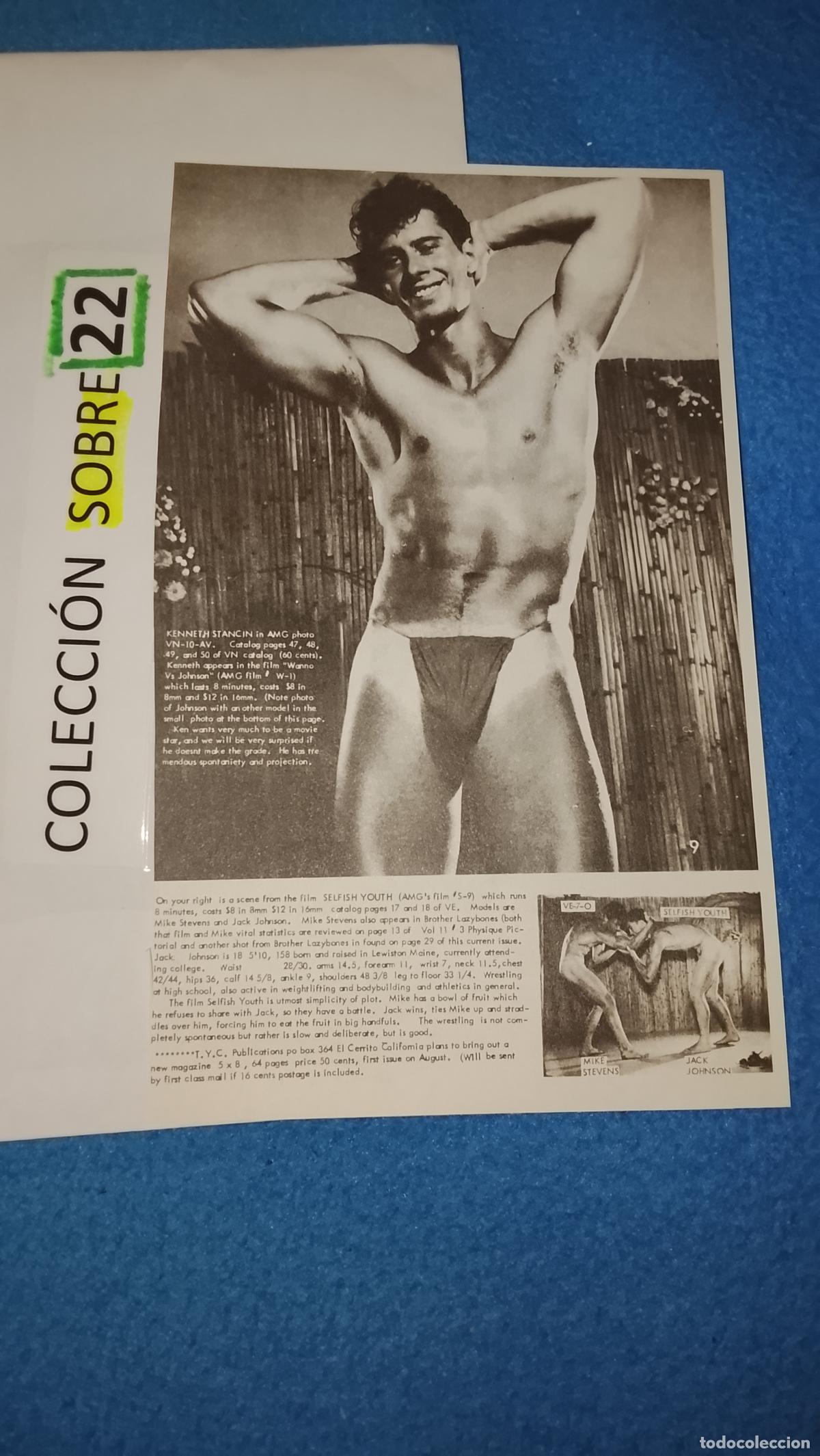 Otros Art&iacute;culos de Coleccionismo en Papel: hoja tematica gay artistica fotografica o comic hombre erotico desnudos culturismo homo sexo EROTICA