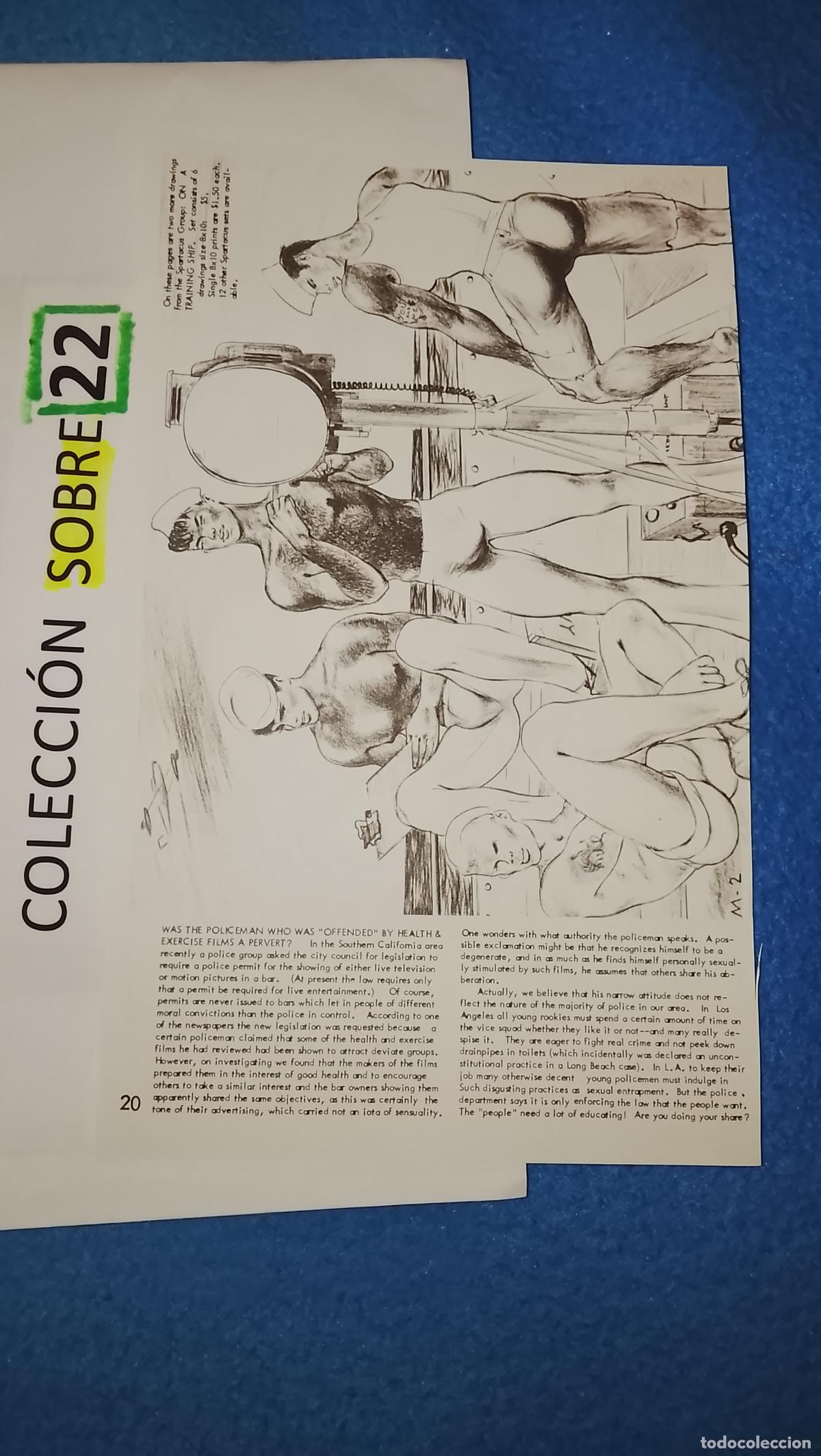 Otros Art&iacute;culos de Coleccionismo en Papel: hoja tematica gay artistica fotografica o comic hombre erotico desnudos culturismo homo sexo EROTICA
