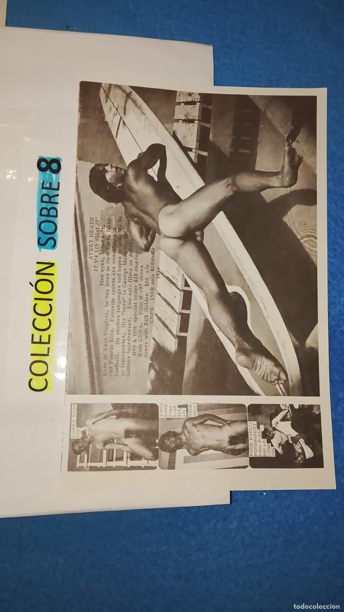 Sammelleidenschaft Andere Papierartikel: hoja tematica gay artistica fotografica o comic hombre erotico desnudos culturismo homo sexo EROTICA