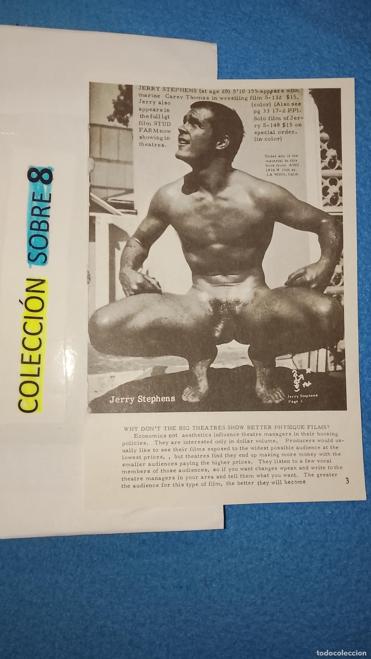 Otros Art&iacute;culos de Coleccionismo en Papel: hoja tematica gay artistica fotografica o comic hombre erotico desnudos culturismo homo sexo EROTICA