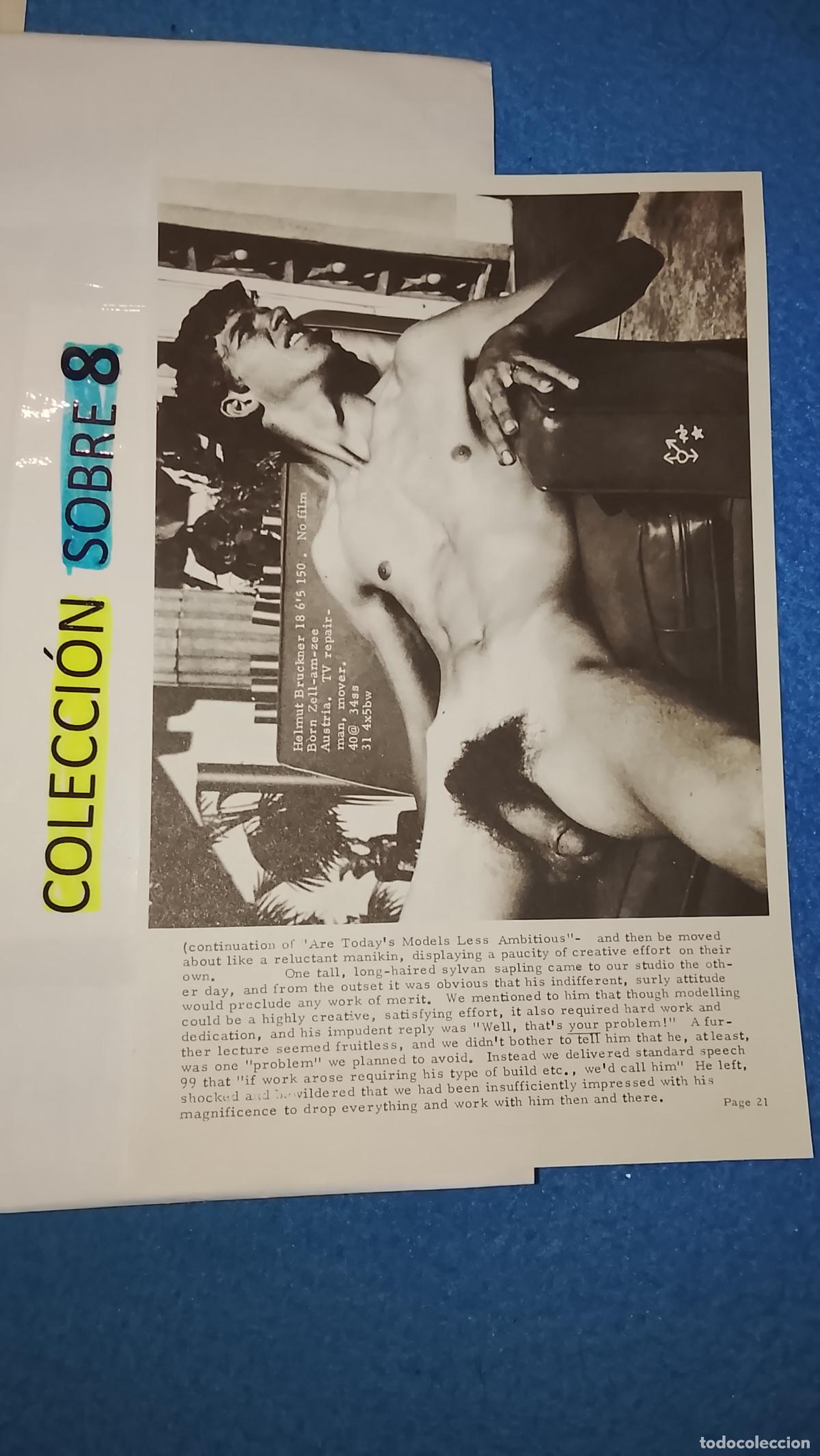 Otros Art&iacute;culos de Coleccionismo en Papel: hoja tematica gay artistica fotografica o comic hombre erotico desnudos culturismo homo sexo EROTICA