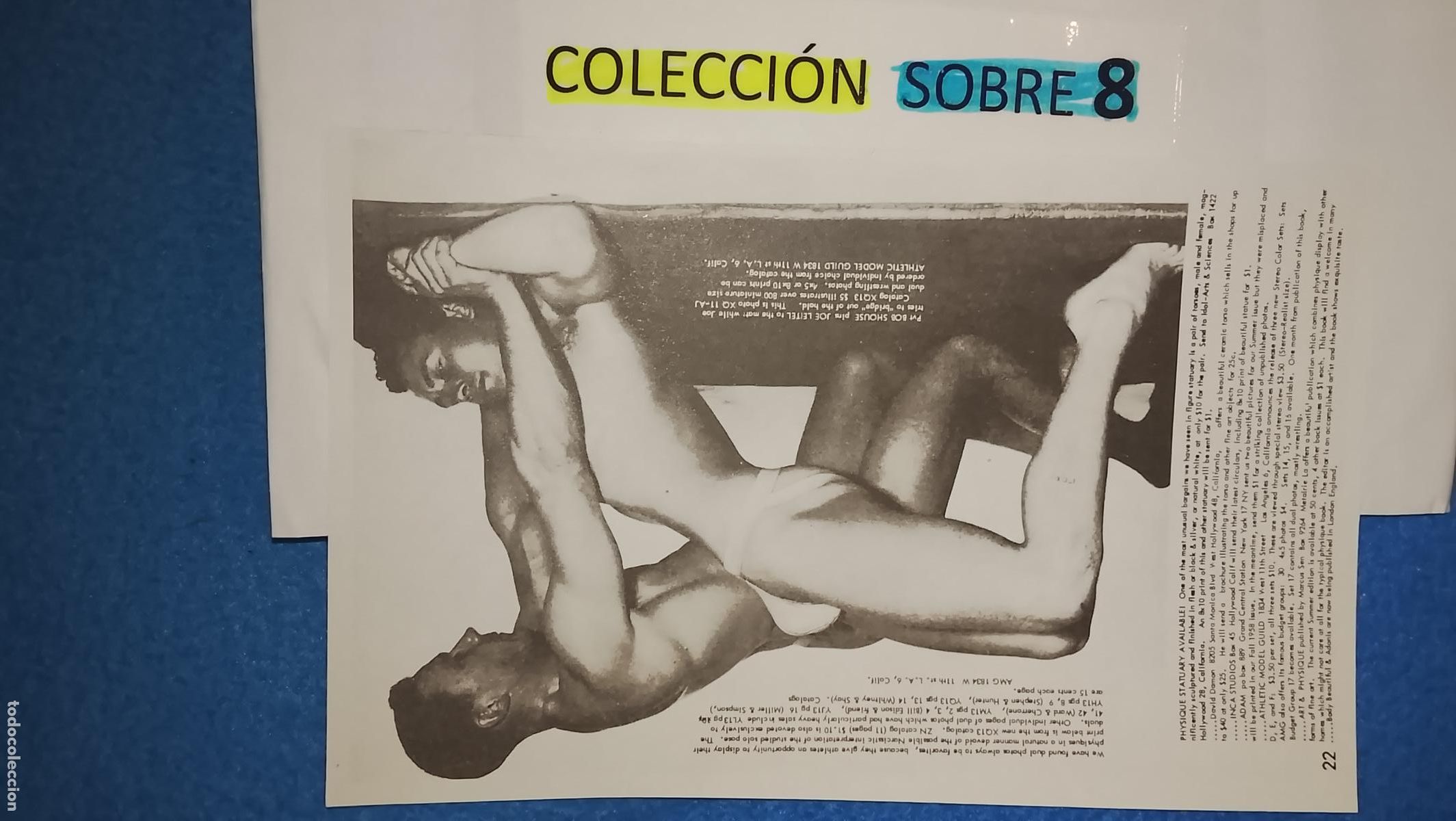 Otros Art&iacute;culos de Coleccionismo en Papel: hoja tematica gay artistica fotografica o comic hombre erotico desnudos culturismo homo sexo EROTICA