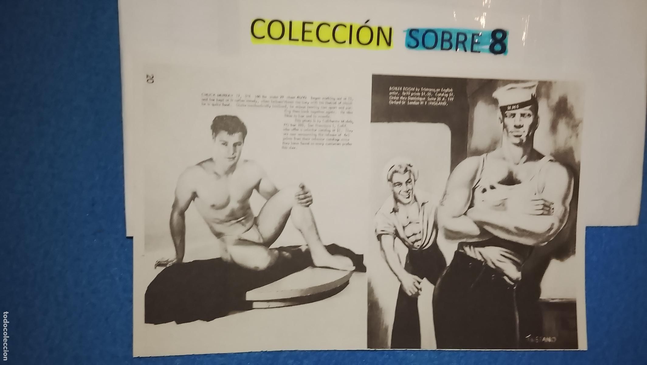 Otros Art&iacute;culos de Coleccionismo en Papel: hoja tematica gay artistica fotografica o comic hombre erotico desnudos culturismo homo sexo EROTICA