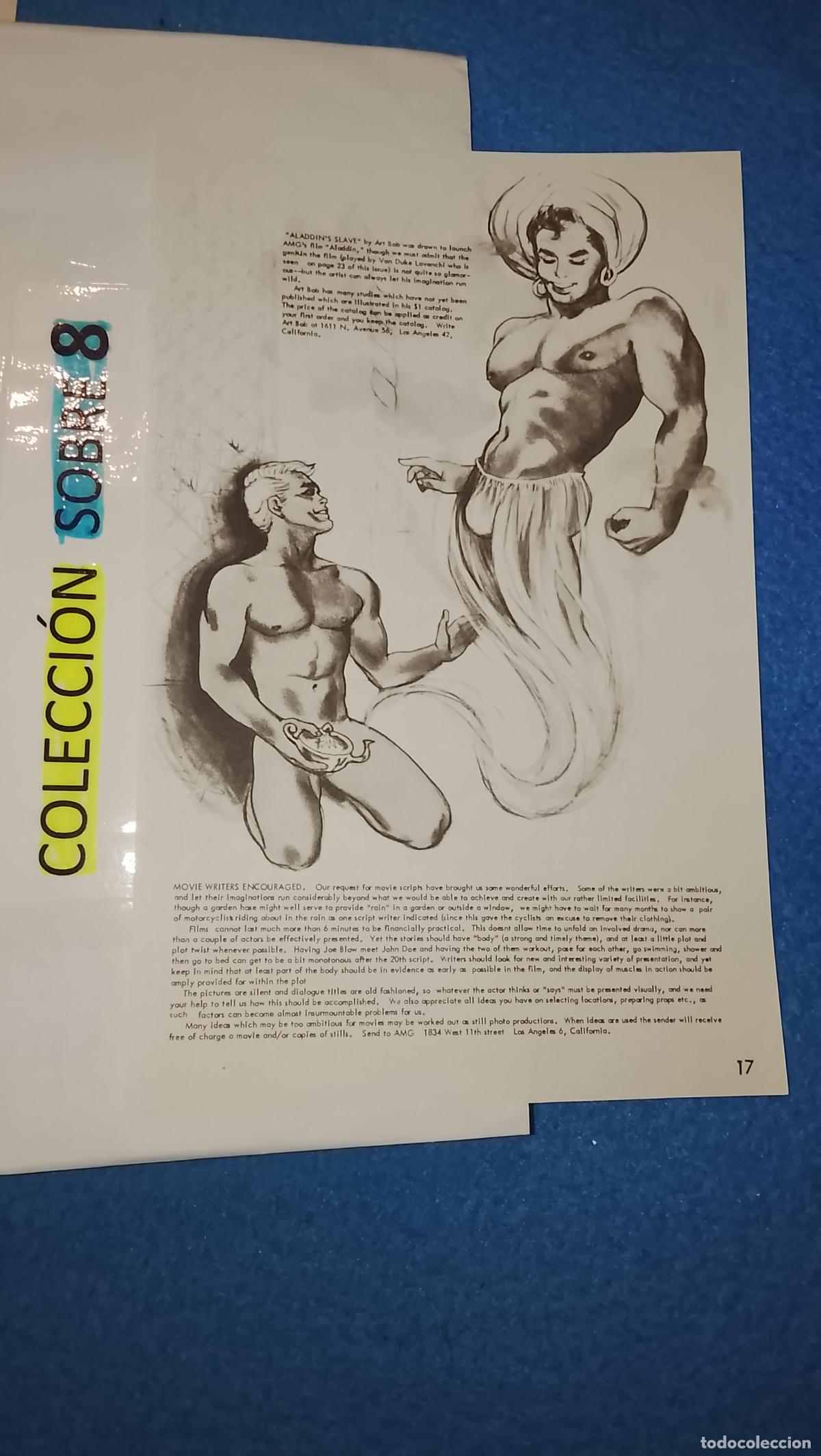 Otros Art&iacute;culos de Coleccionismo en Papel: hoja tematica gay artistica fotografica o comic hombre erotico desnudos culturismo homo sexo EROTICA