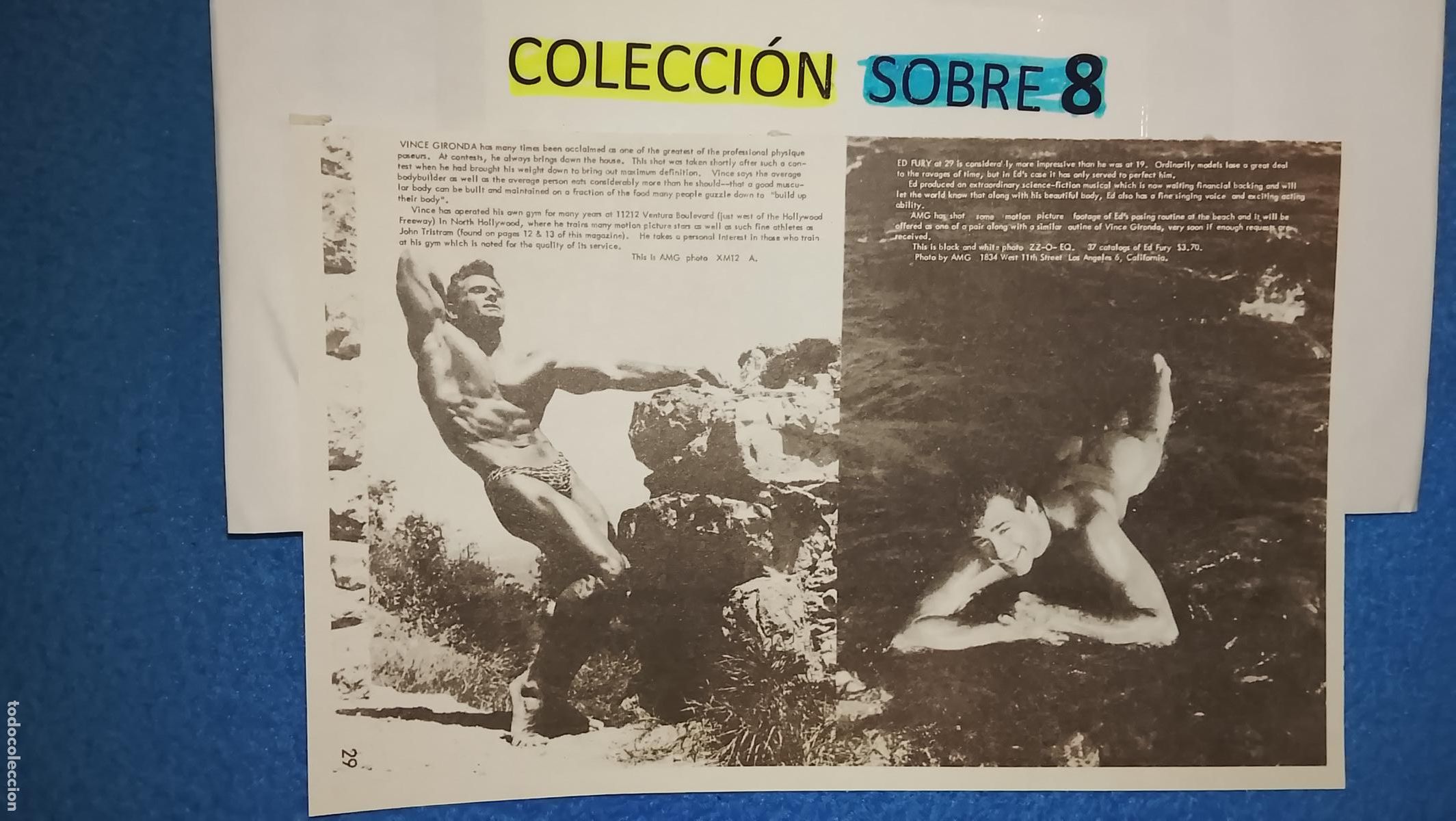 Otros Art&iacute;culos de Coleccionismo en Papel: hoja tematica gay artistica fotografica o comic hombre erotico desnudos culturismo homo sexo EROTICA