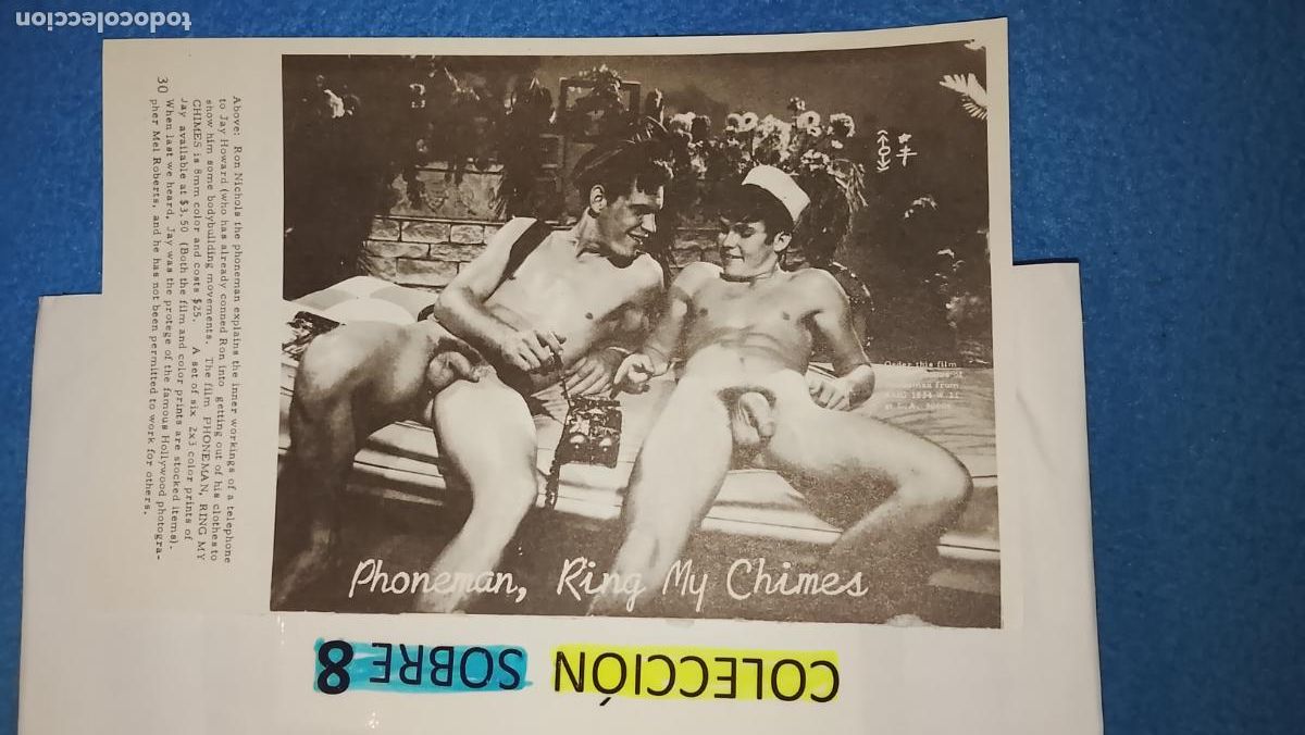 Otros Art&iacute;culos de Coleccionismo en Papel: hoja tematica gay artistica fotografica o comic hombre erotico desnudos culturismo homo sexo EROTICA