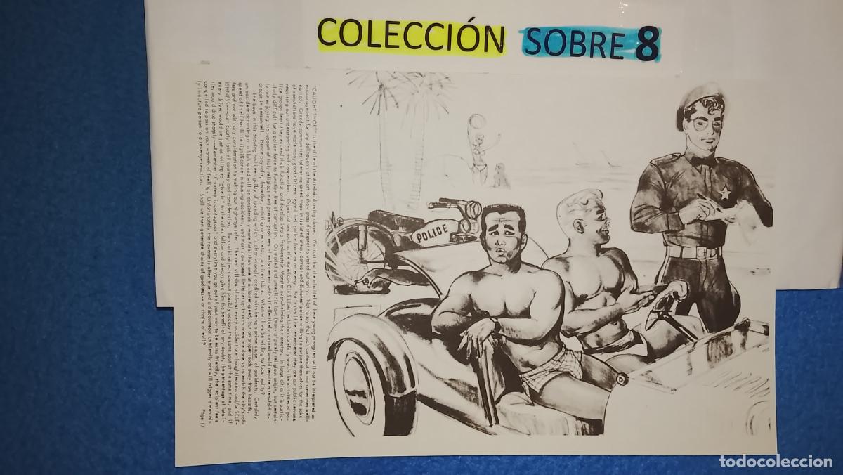 Otros Art&iacute;culos de Coleccionismo en Papel: hoja tematica gay artistica fotografica o comic hombre erotico desnudos culturismo homo sexo EROTICA
