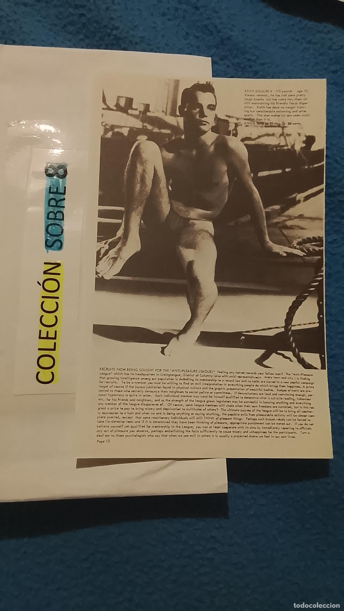 Otros Art&iacute;culos de Coleccionismo en Papel: hoja tematica gay artistica fotografica o comic hombre erotico desnudos culturismo homo sexo EROTICA