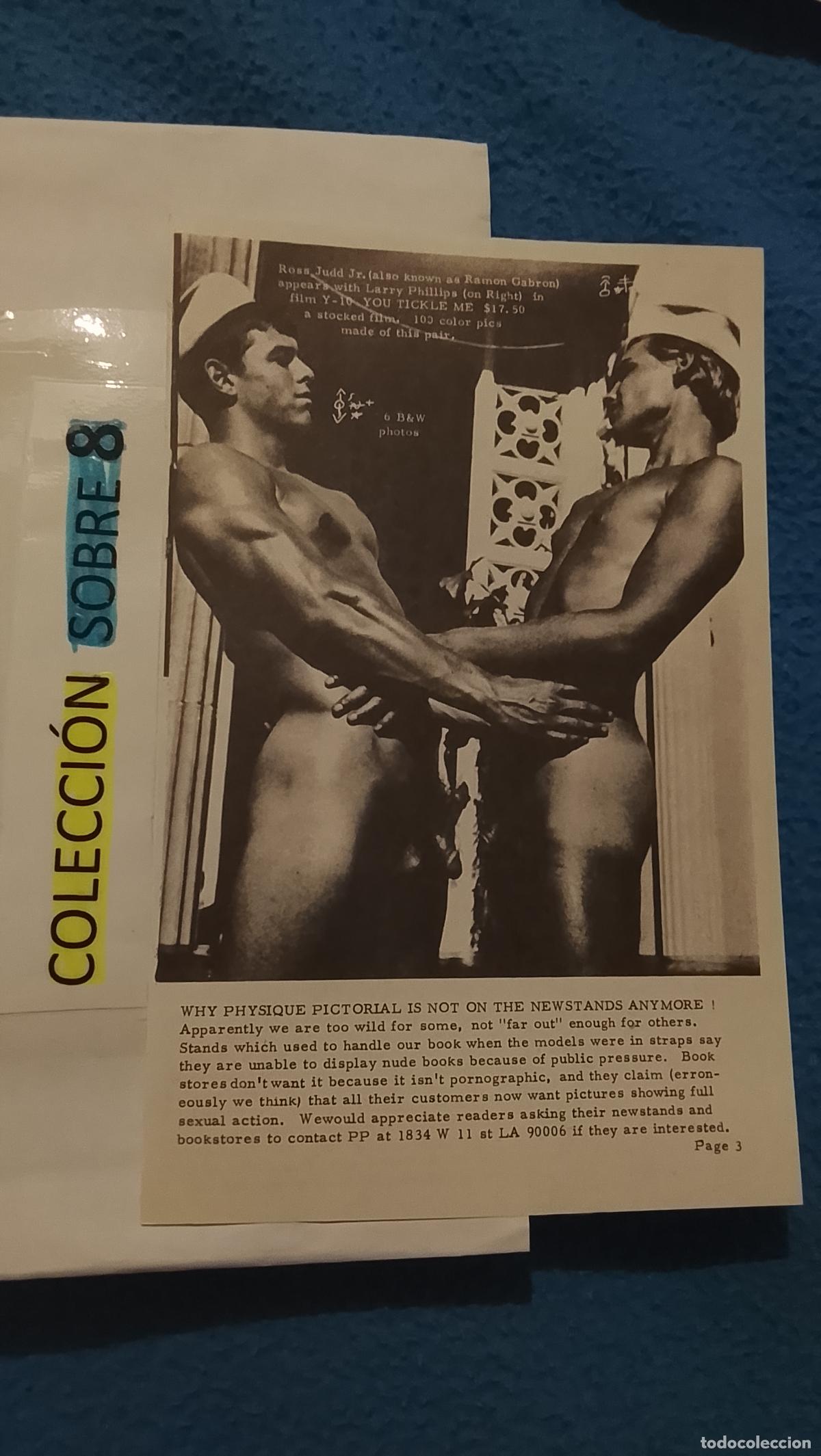 Otros Art&iacute;culos de Coleccionismo en Papel: hoja tematica gay artistica fotografica o comic hombre erotico desnudos culturismo homo sexo EROTICA