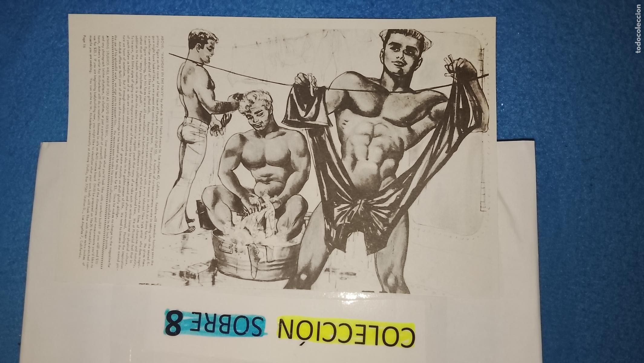 Paper Collecting Others: hoja tematica gay artistica fotografica o comic hombre erotico desnudos culturismo homo sexo EROTICA