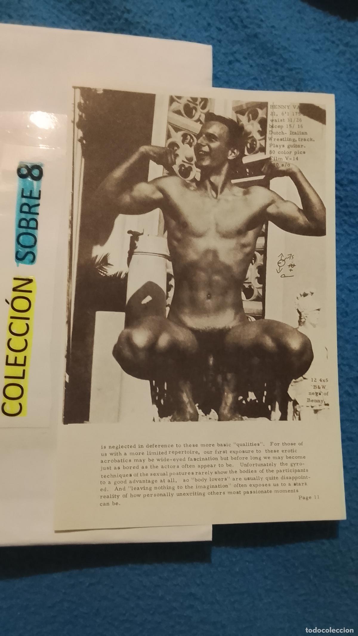 Otros Art&iacute;culos de Coleccionismo en Papel: hoja tematica gay artistica fotografica o comic hombre erotico desnudos culturismo homo sexo EROTICA