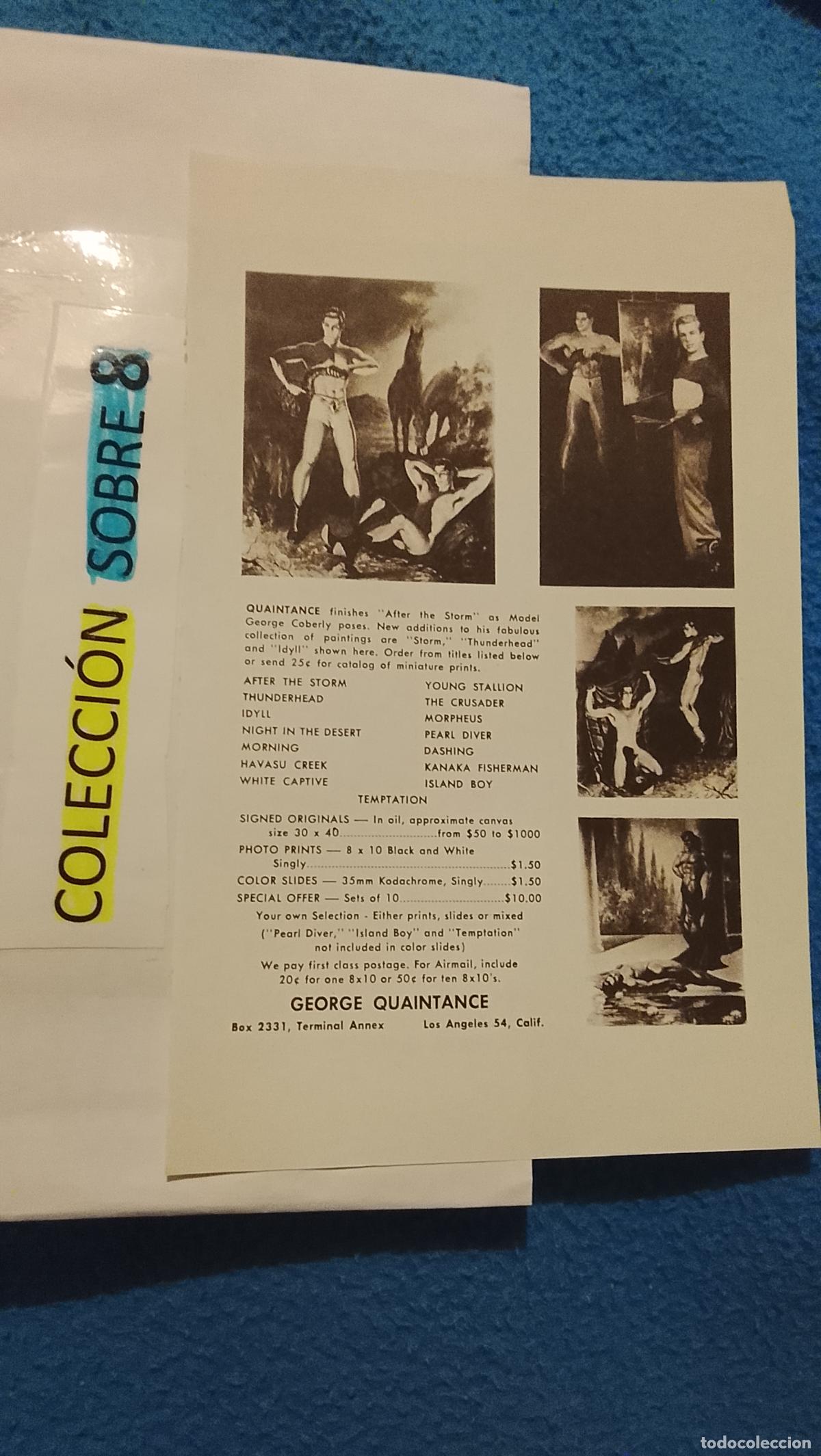 Otros Art&iacute;culos de Coleccionismo en Papel: hoja tematica gay artistica fotografica o comic hombre erotico desnudos culturismo homo sexo EROTICA