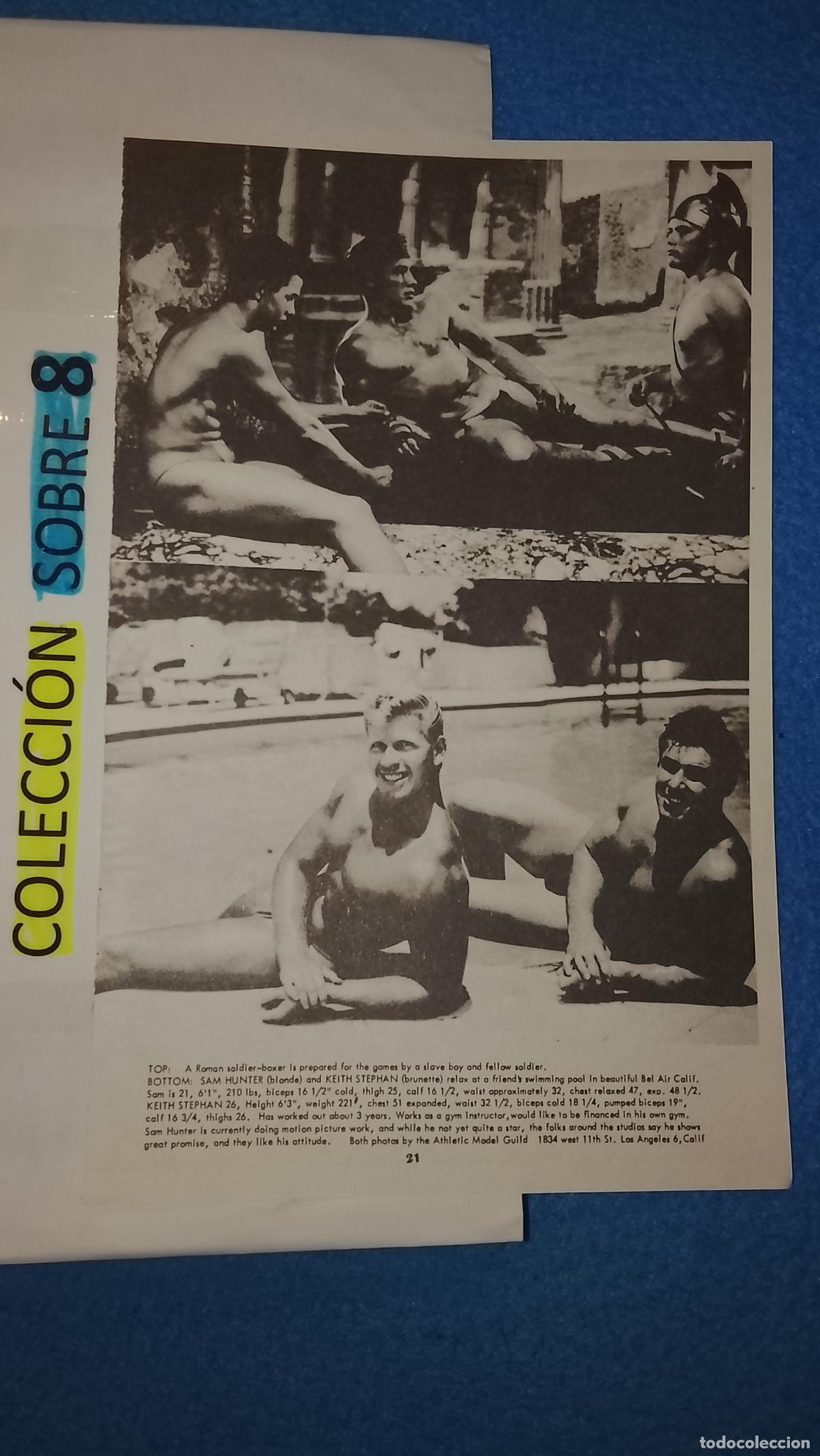Otros Art&iacute;culos de Coleccionismo en Papel: hoja tematica gay artistica fotografica o comic hombre erotico desnudos culturismo homo sexo EROTICA