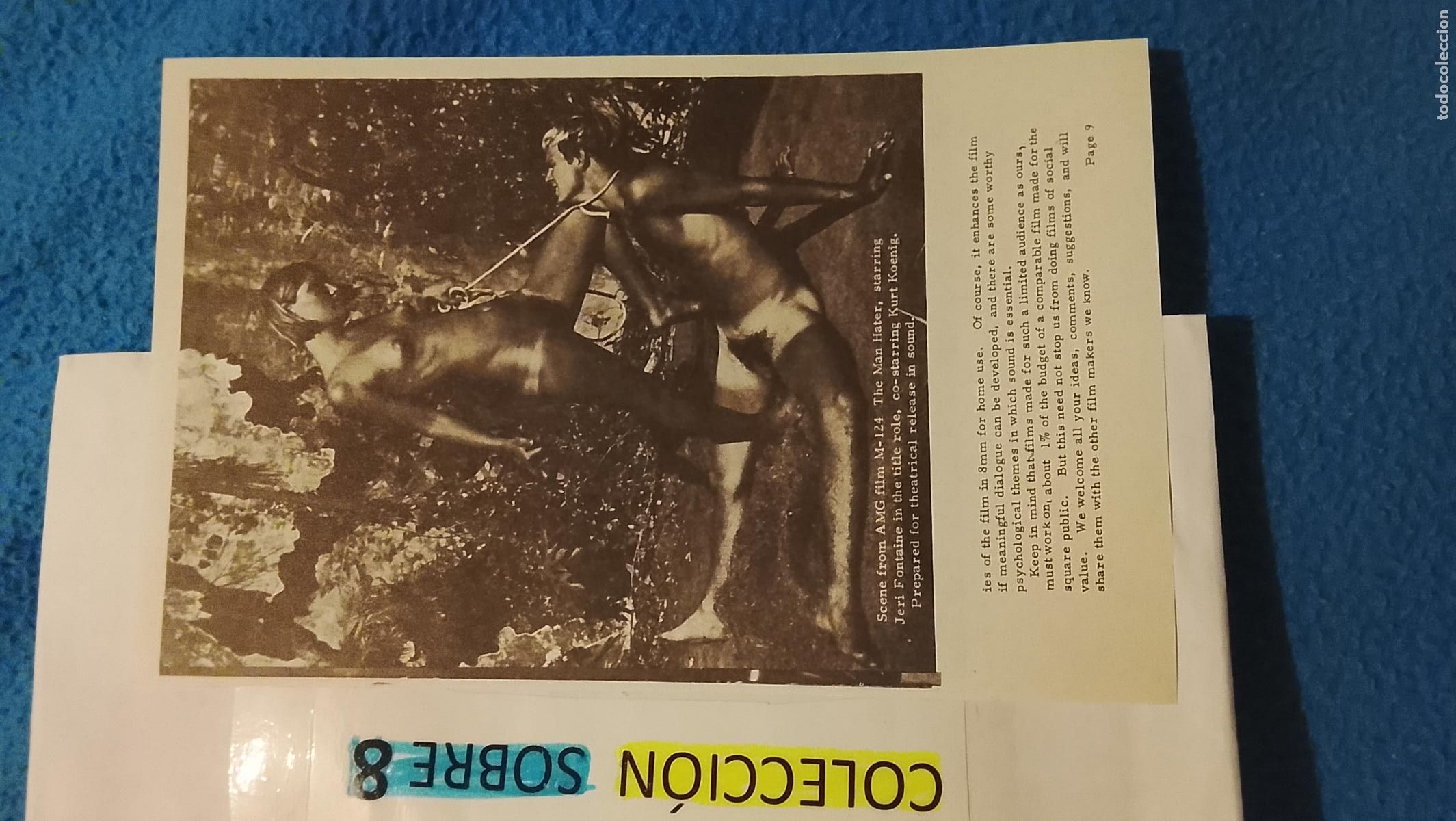 Otros Art&iacute;culos de Coleccionismo en Papel: hoja tematica gay artistica fotografica o comic hombre erotico desnudos culturismo homo sexo EROTICA