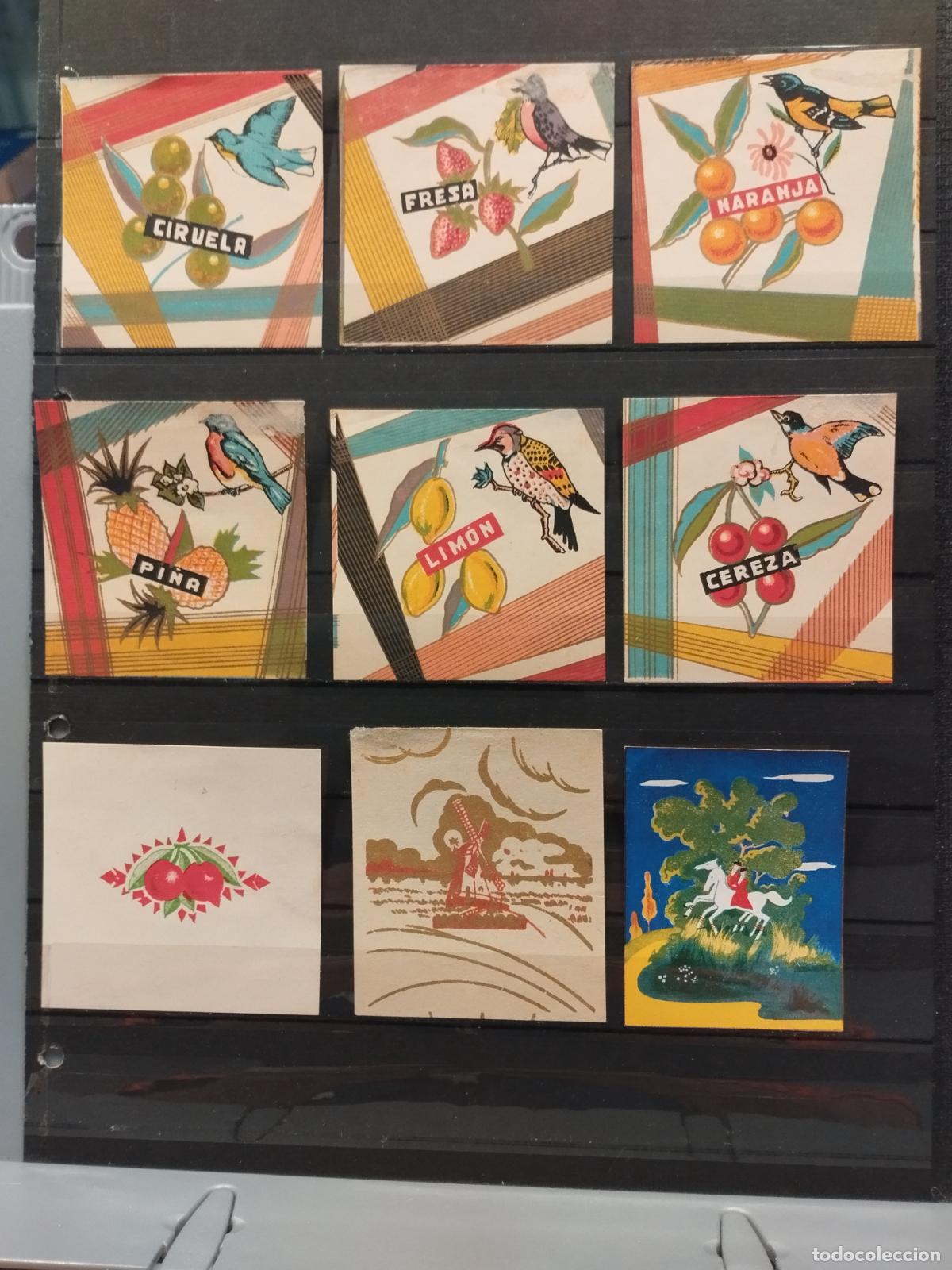 Otros Art&iacute;culos de Coleccionismo en Papel: L10 - CONJUNTO DE 9 ENVUELTAS DE CARAMELOS.