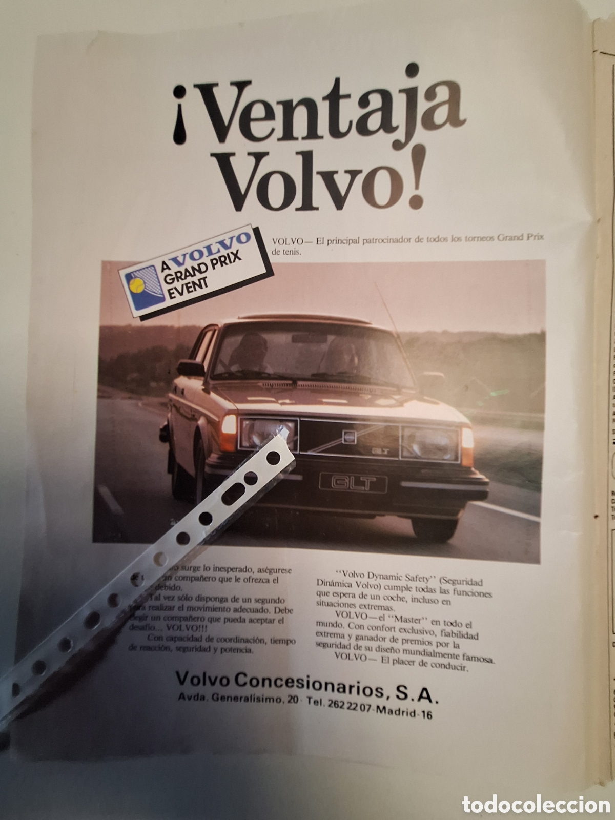 Sammelleidenschaft Andere Papierartikel: Publicidad autom&oacute;vil volvo de 1980