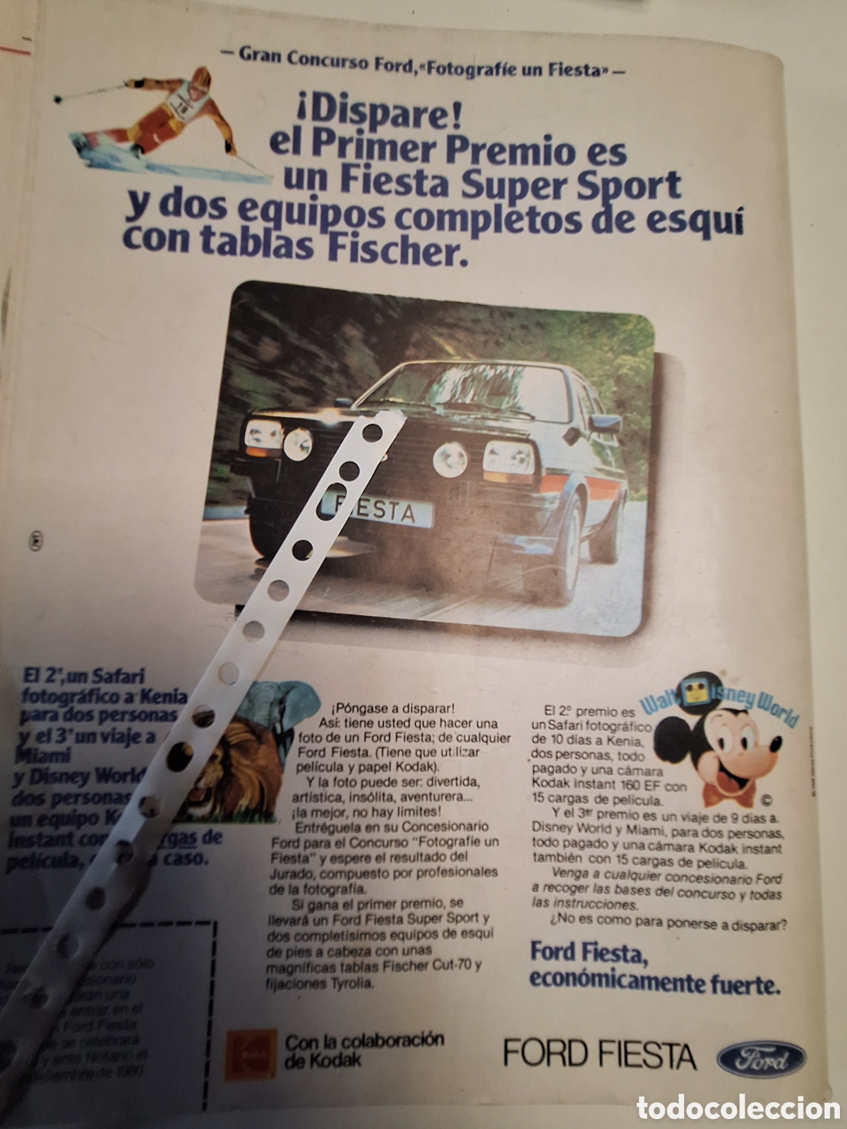 Otros Art&iacute;culos de Coleccionismo en Papel: Publicidad autom&oacute;vil ford fiesta de 1980