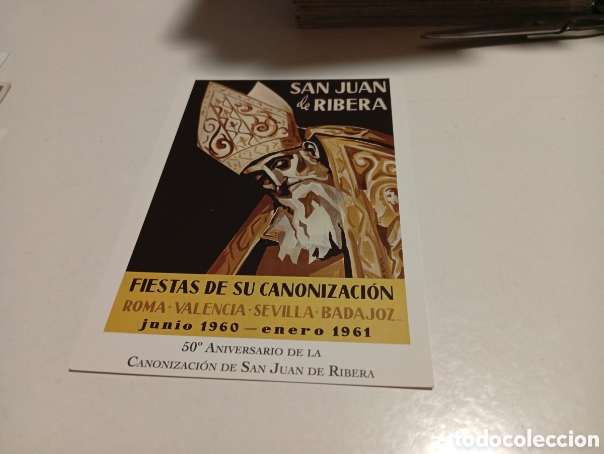 Otros Art&iacute;culos de Coleccionismo en Papel: Estampa religiosa San Juan de Ribera