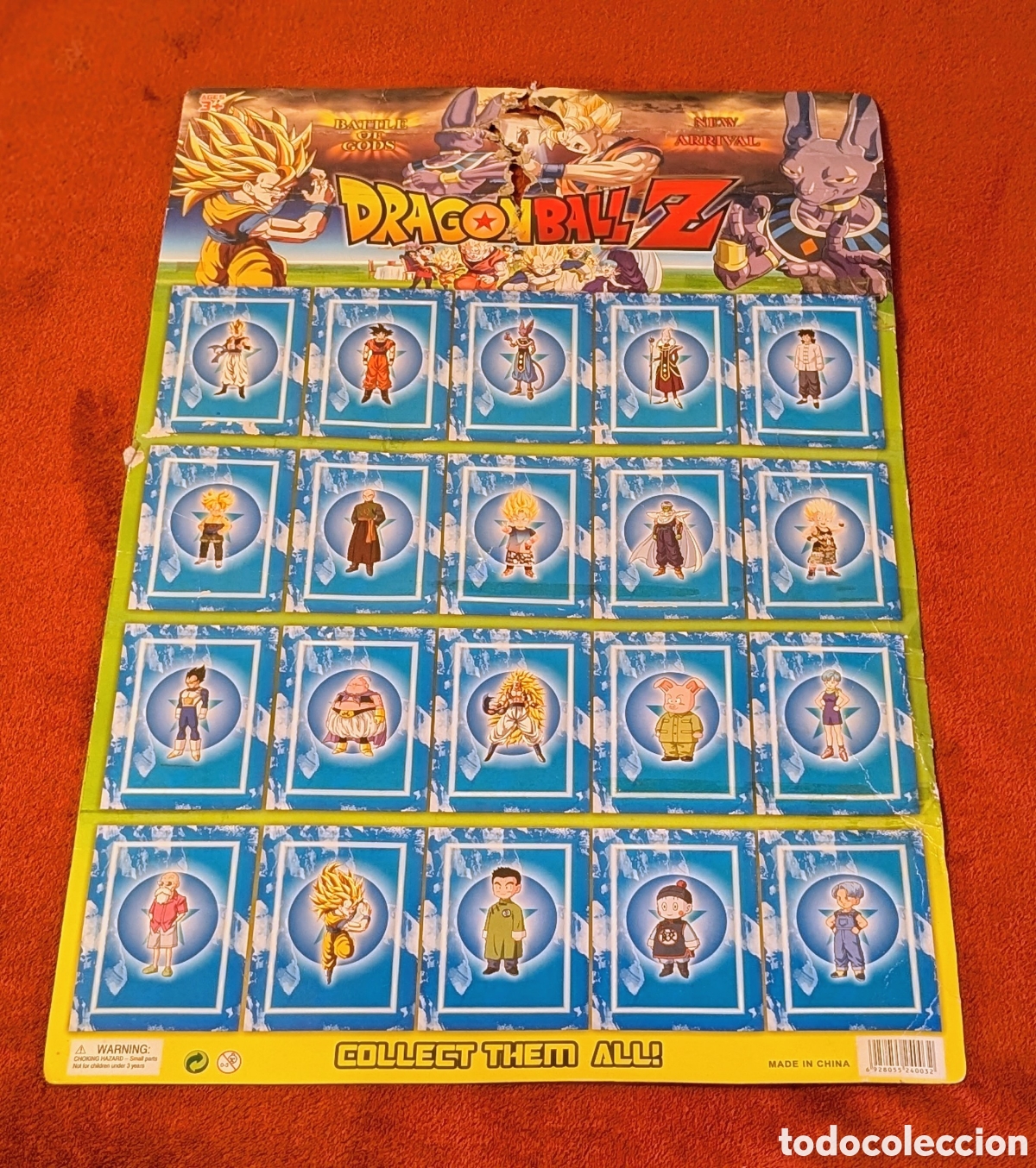 Otros Art&iacute;culos de Coleccionismo en Papel: Cartel Publicitario figuras Dragon Ball Z Battle Of Gods. New Arrival. Bola de Dragon. Bola de Drac