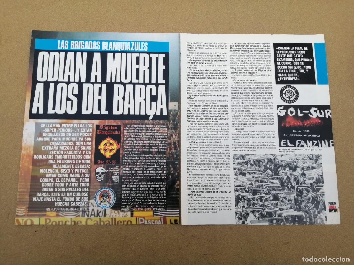 Otros Art&iacute;culos de Coleccionismo en Papel: REPORTAJE. BRIGADAS BLANQUIAZULES