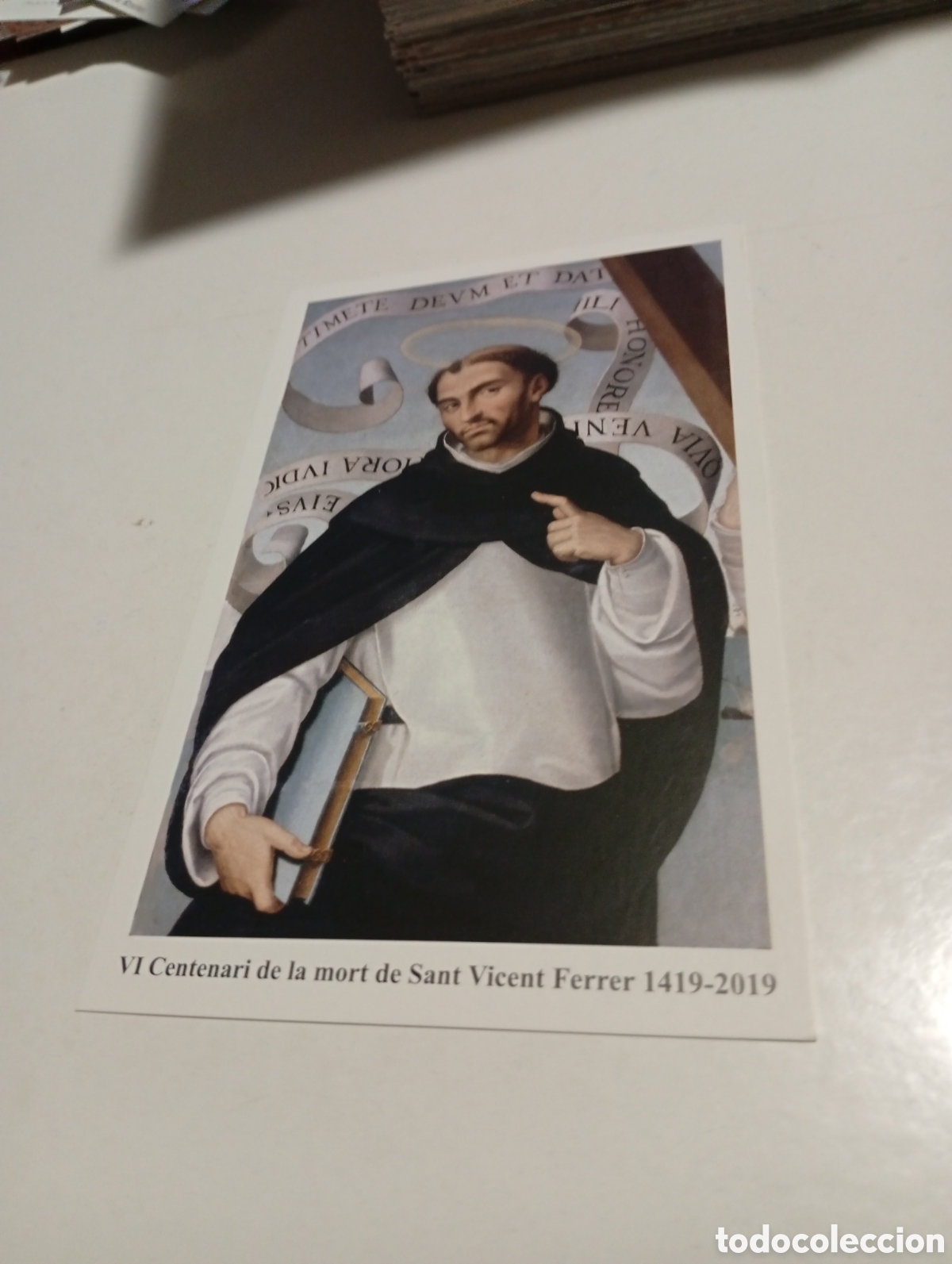 Otros Art&iacute;culos de Coleccionismo en Papel: Estampa religiosa Vl centenari de la Mort de Sant Vicent Ferrer