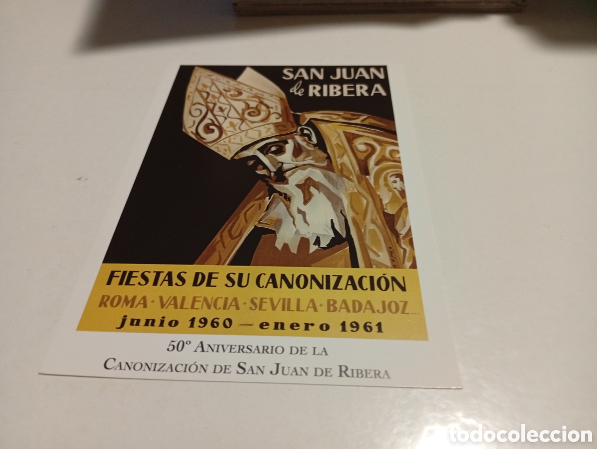 Otros Art&iacute;culos de Coleccionismo en Papel: Estampa religiosa San Juan de Ribera