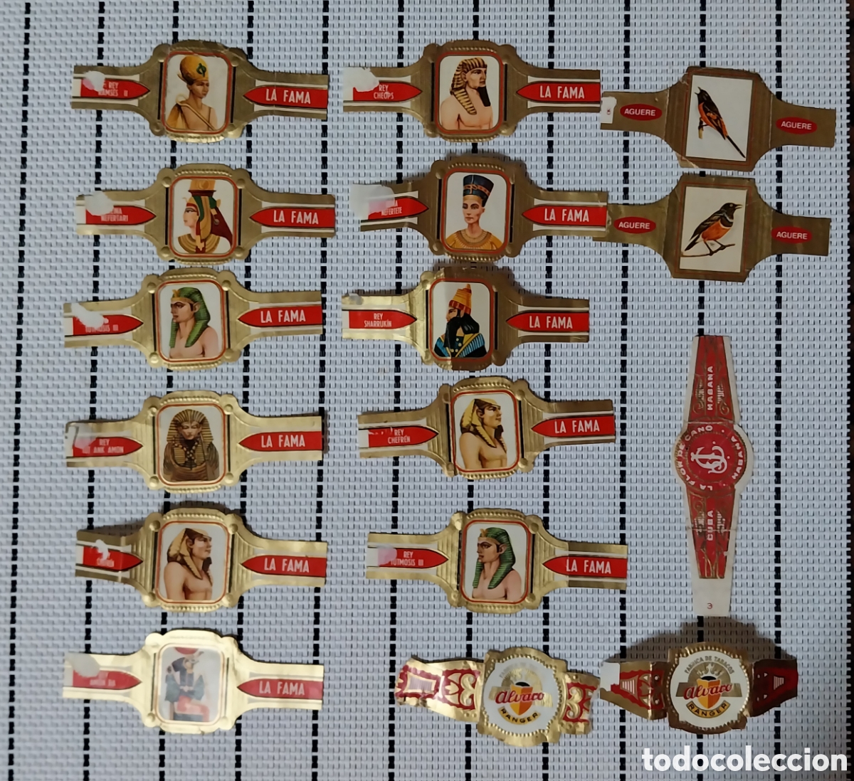 Otros Art&iacute;culos de Coleccionismo en Papel: Vitola dioses de Egipto y alguna mas