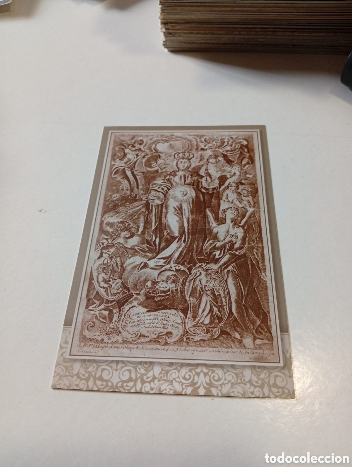 Otros Art&iacute;culos de Coleccionismo en Papel: Estampa religiosa Mariano Trenco Albiach cura p&aacute;rroco Valencia 2013