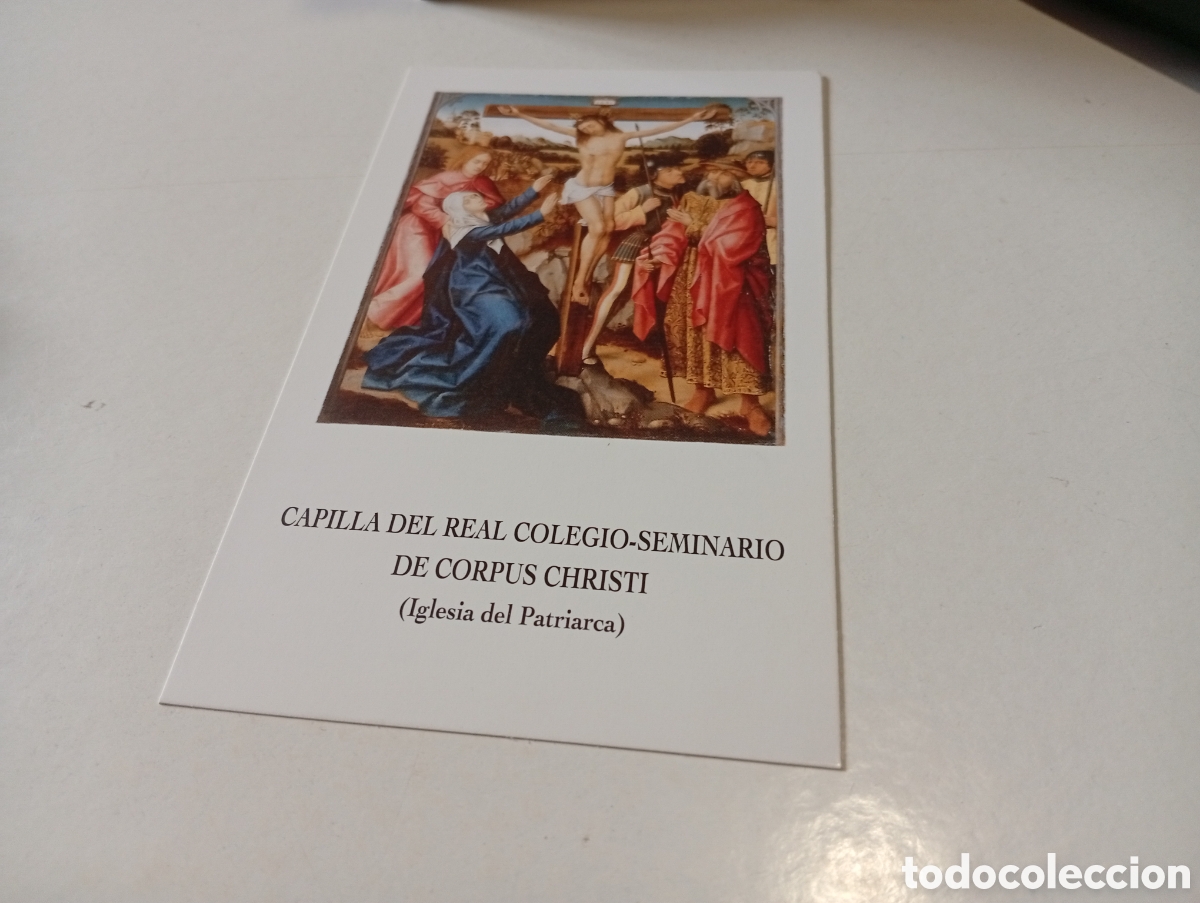 Otros Art&iacute;culos de Coleccionismo en Papel: Estampa religiosa capilla del Real colegio seminario Corpus Christi Valencia 2007