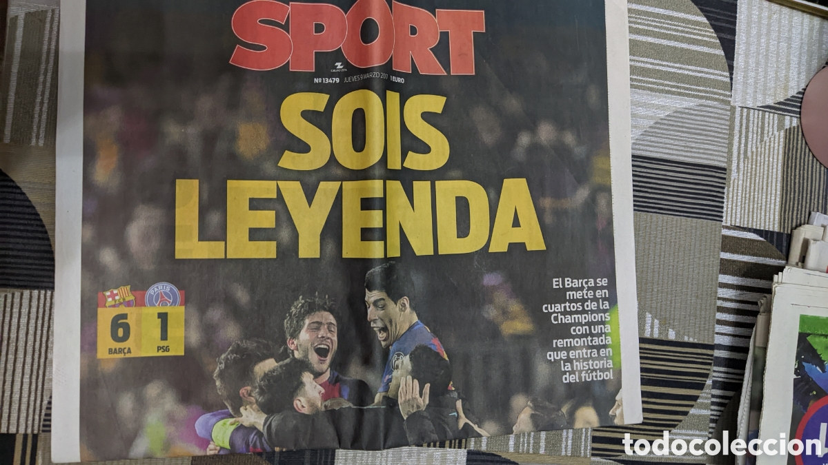 Otros Art&iacute;culos de Coleccionismo en Papel: Peri&oacute;dicos hist&oacute;ricos del Bar&ccedil;a