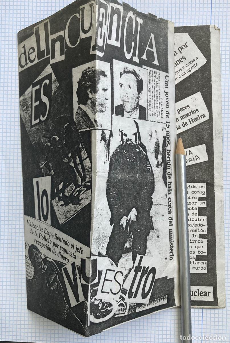 Otros Art&iacute;culos de Coleccionismo en Papel: Jornadas Antirepresivas Granada panfleto ASKO REPRESION Fernando Salas MILI KK &Eacute;poca Barrionuevo