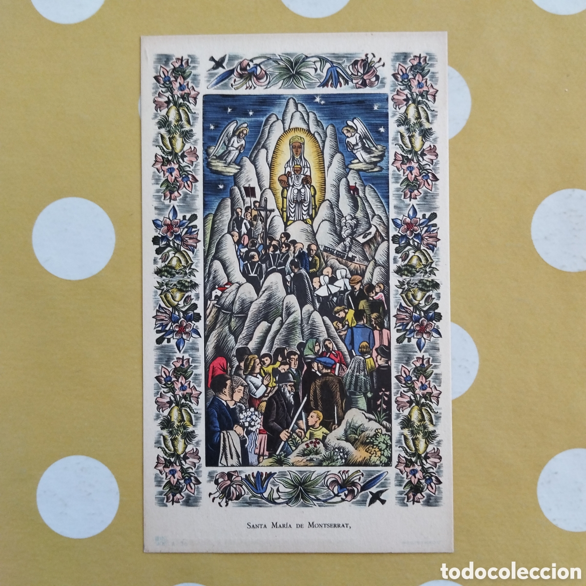 Otros Art&iacute;culos de Coleccionismo en Papel: L&Agrave;MINA MONTSERRAT 1962 14x8